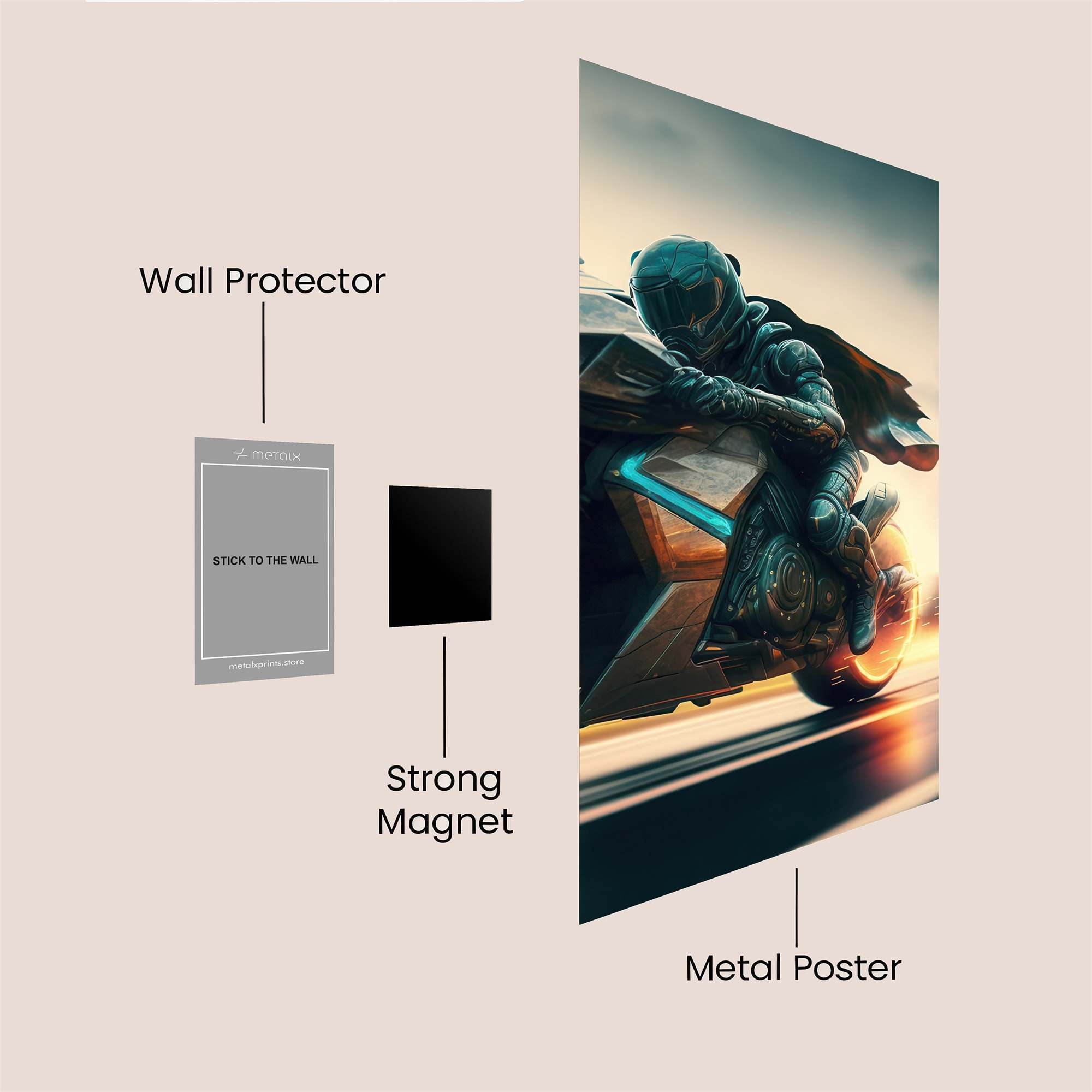 Cyberpunk Enigma Safe Wall Magnetic / M