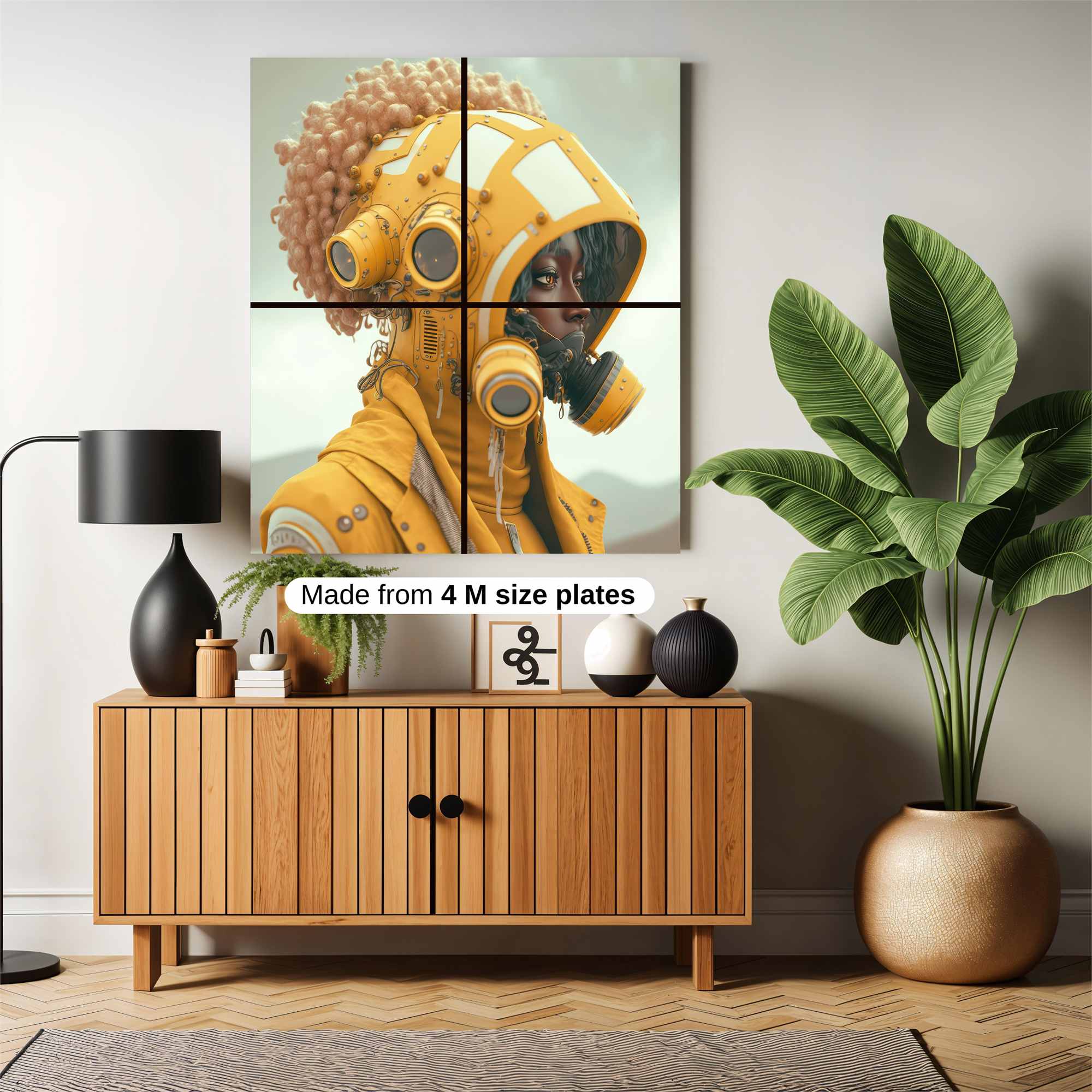 Afrofuturist Dream Safe Wall Magnetic / M