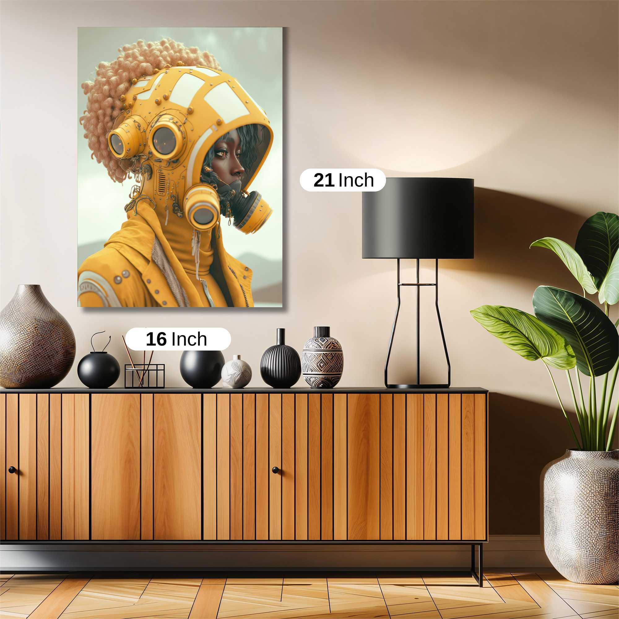 Afrofuturist Dream Safe Wall Magnetic / M