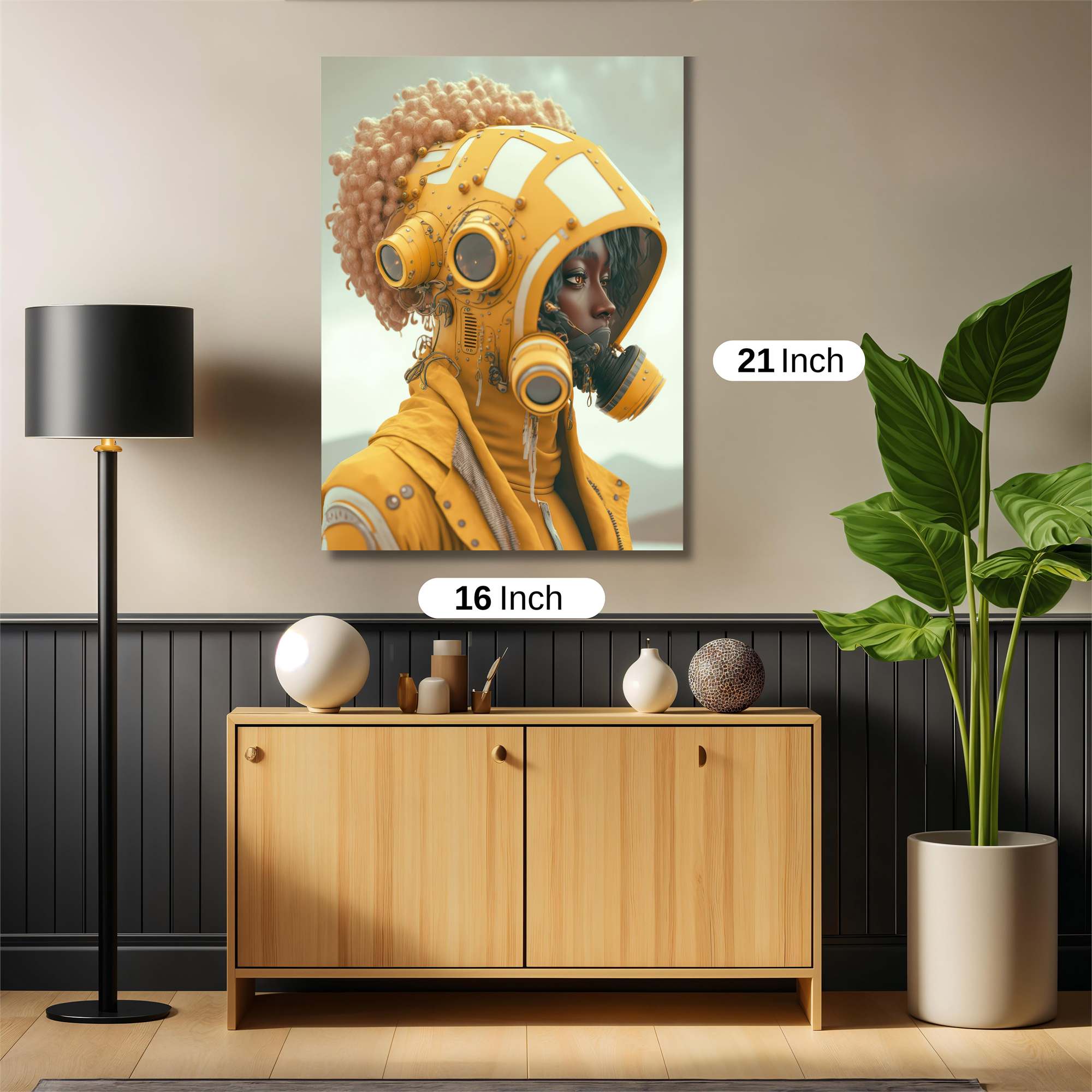 Afrofuturist Dream Safe Wall Magnetic / M