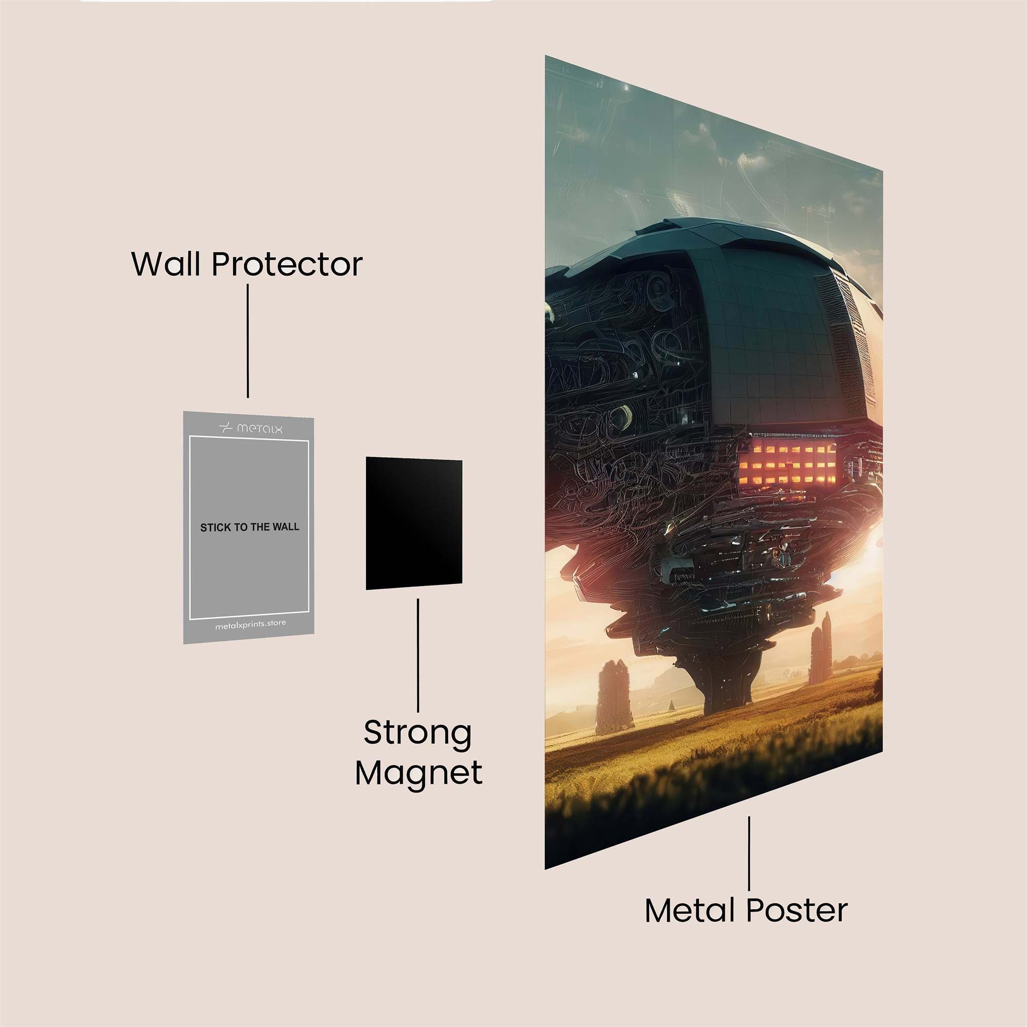 Drone Serenity Safe Wall Magnetic / M