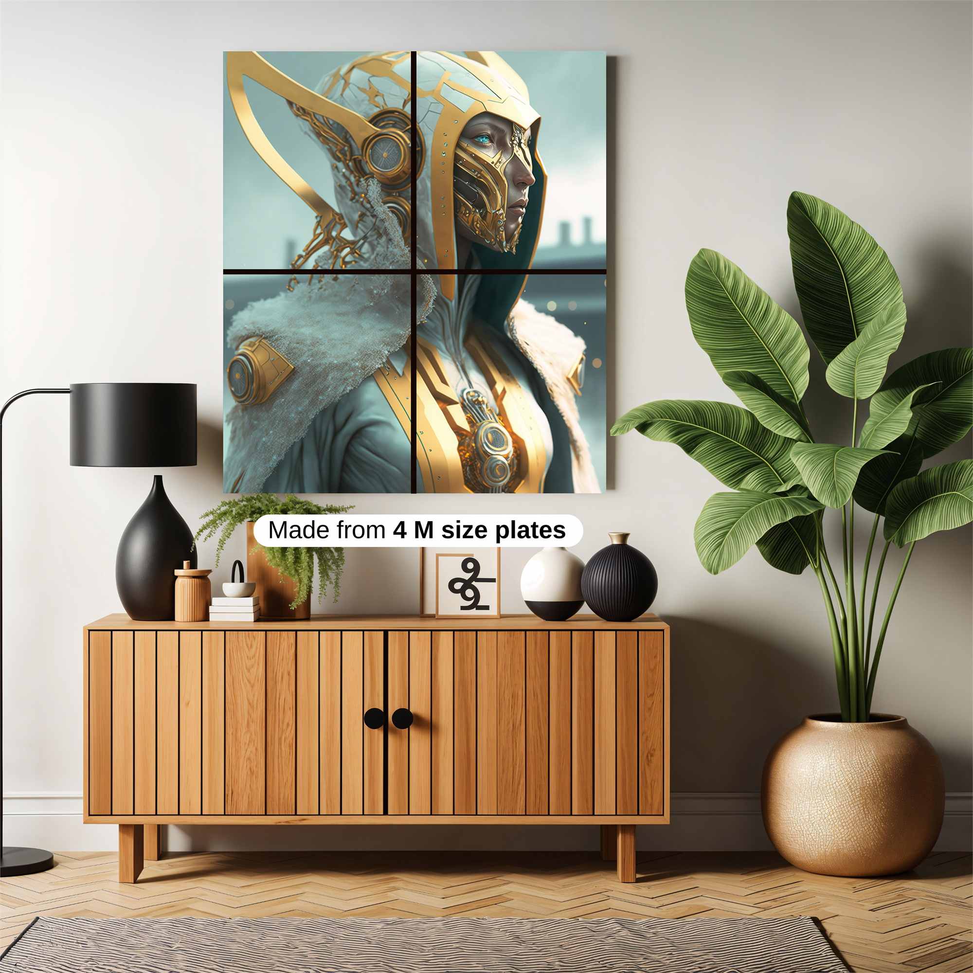 Golden Serenity Safe Wall Magnetic / M