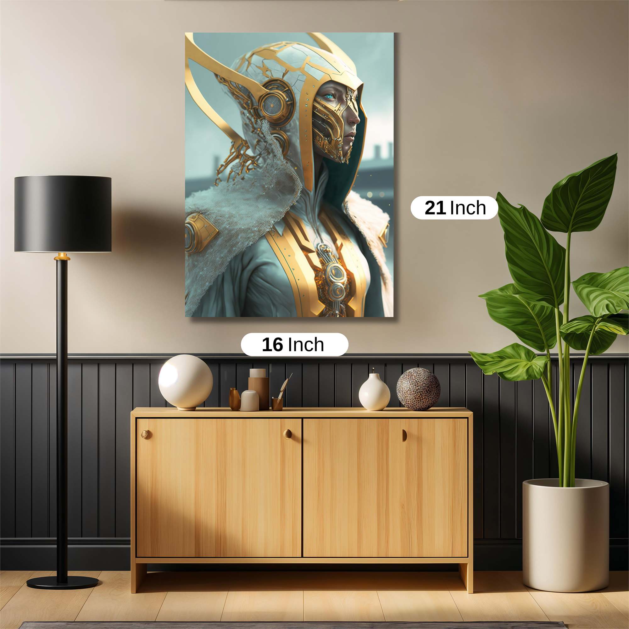Golden Serenity Safe Wall Magnetic / M