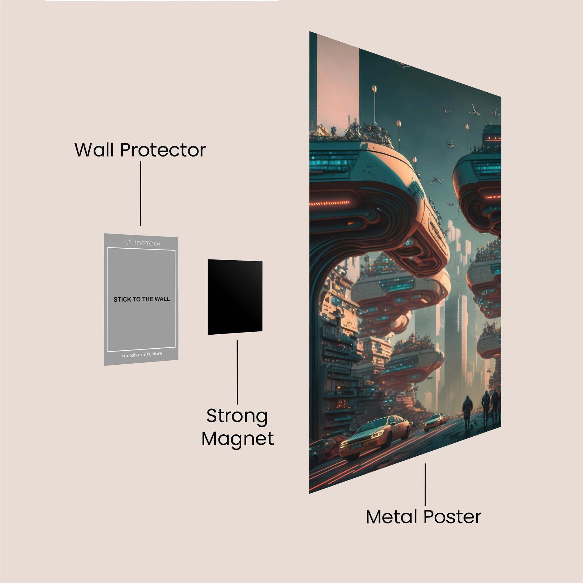 Cyberpunk Serenity Safe Wall Magnetic / M