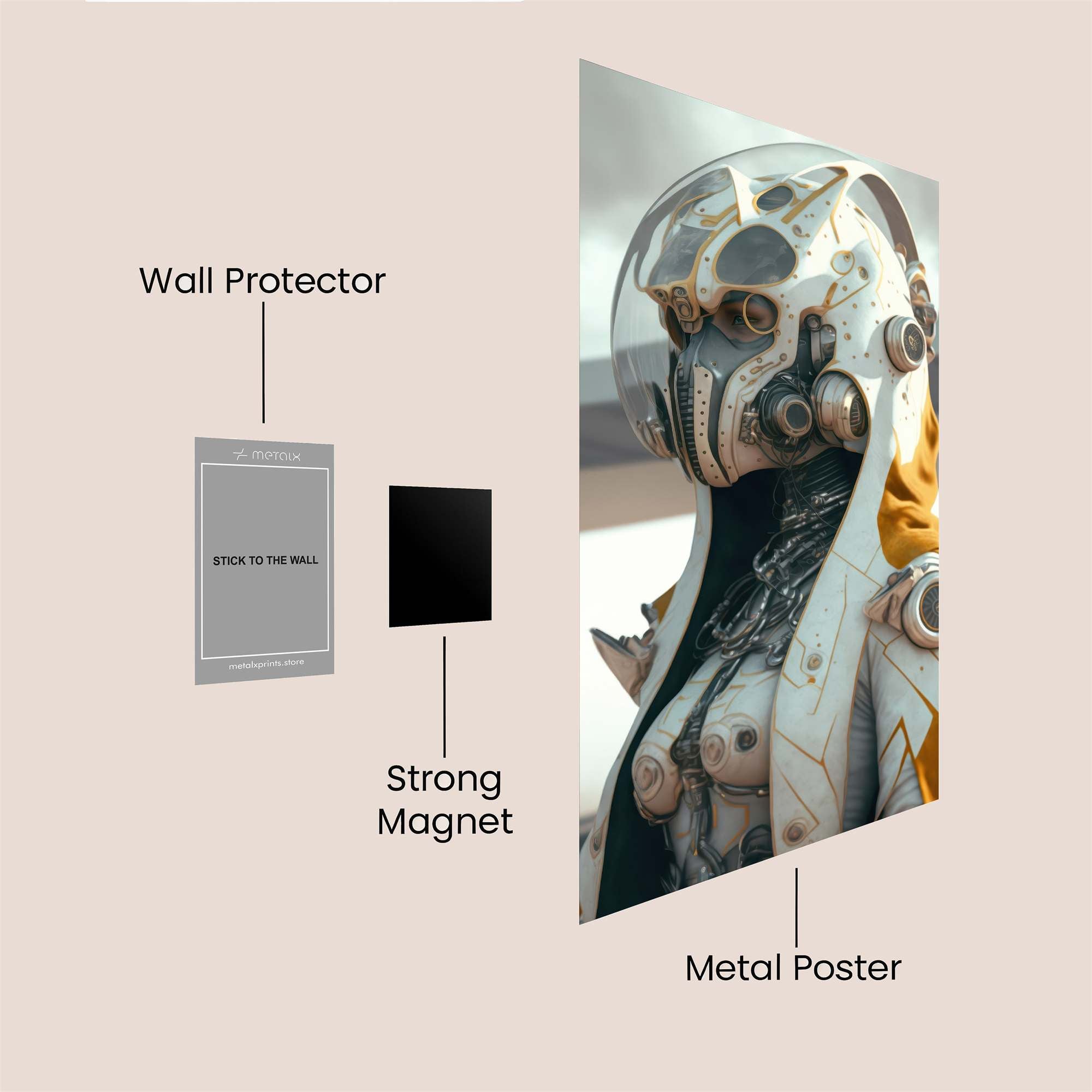 Sentinel Serenity Safe Wall Magnetic / M