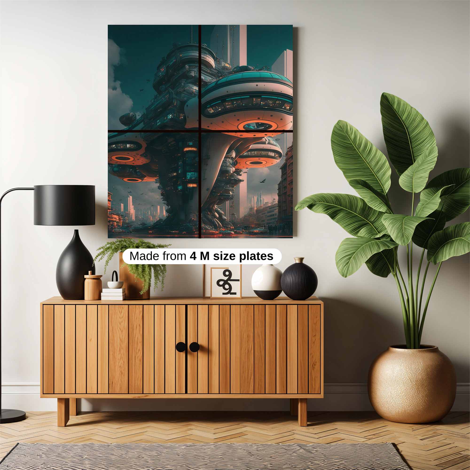 Futuristic Marvel Safe Wall Magnetic / M