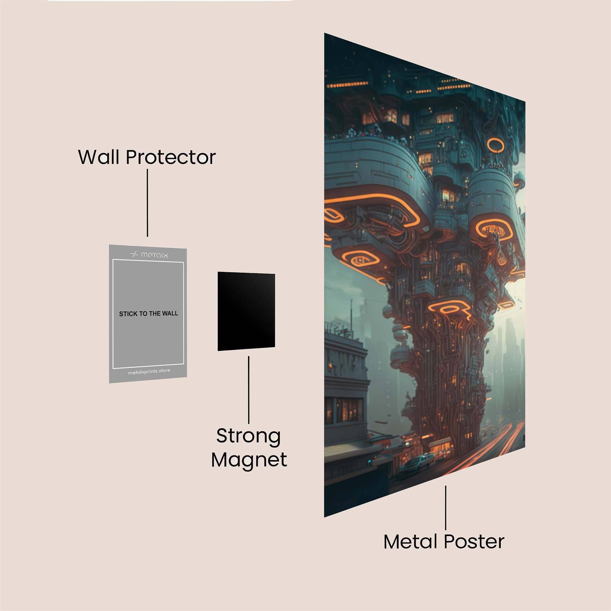 Cyber Haven Safe Wall Magnetic / M