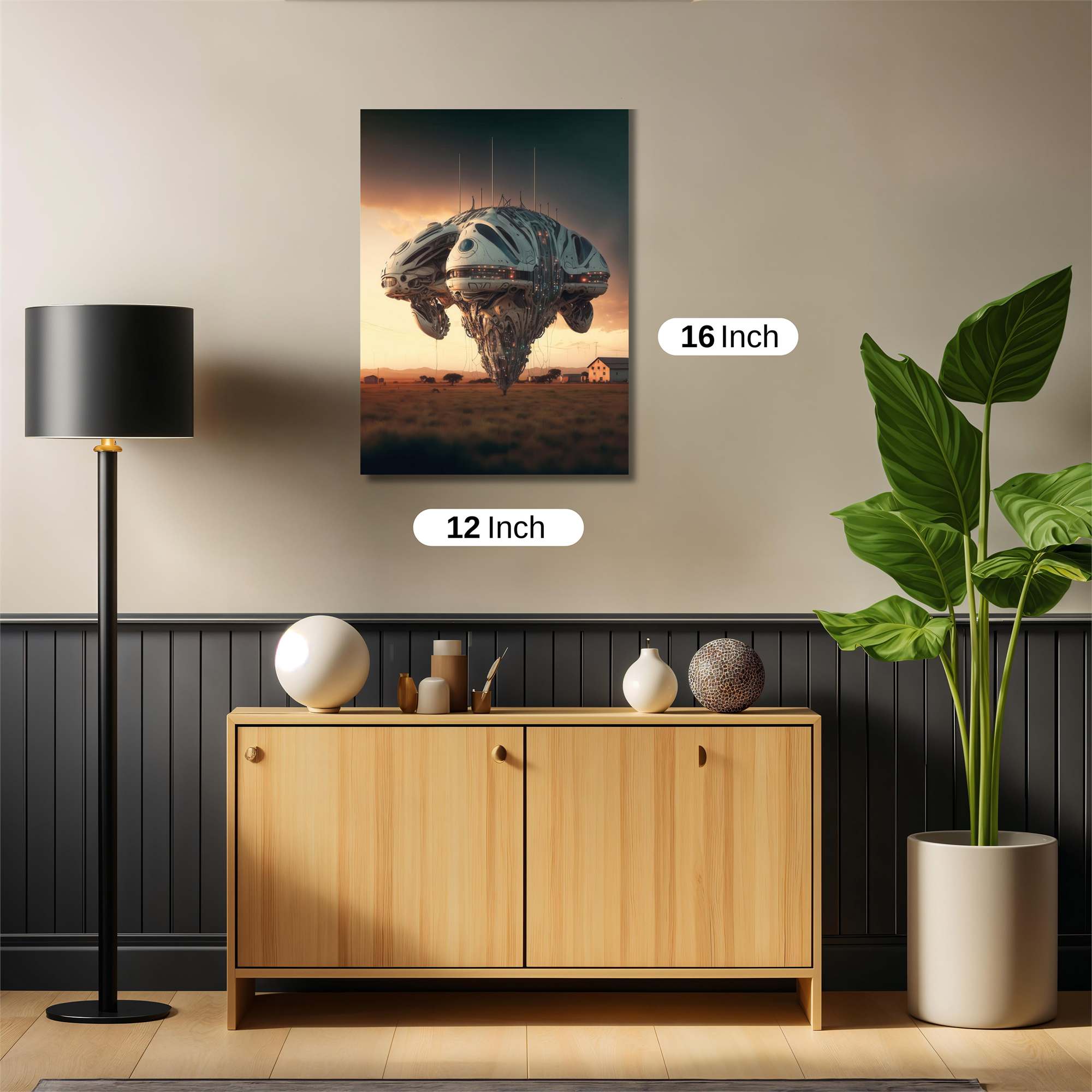 Alien Enigma Safe Wall Magnetic / M