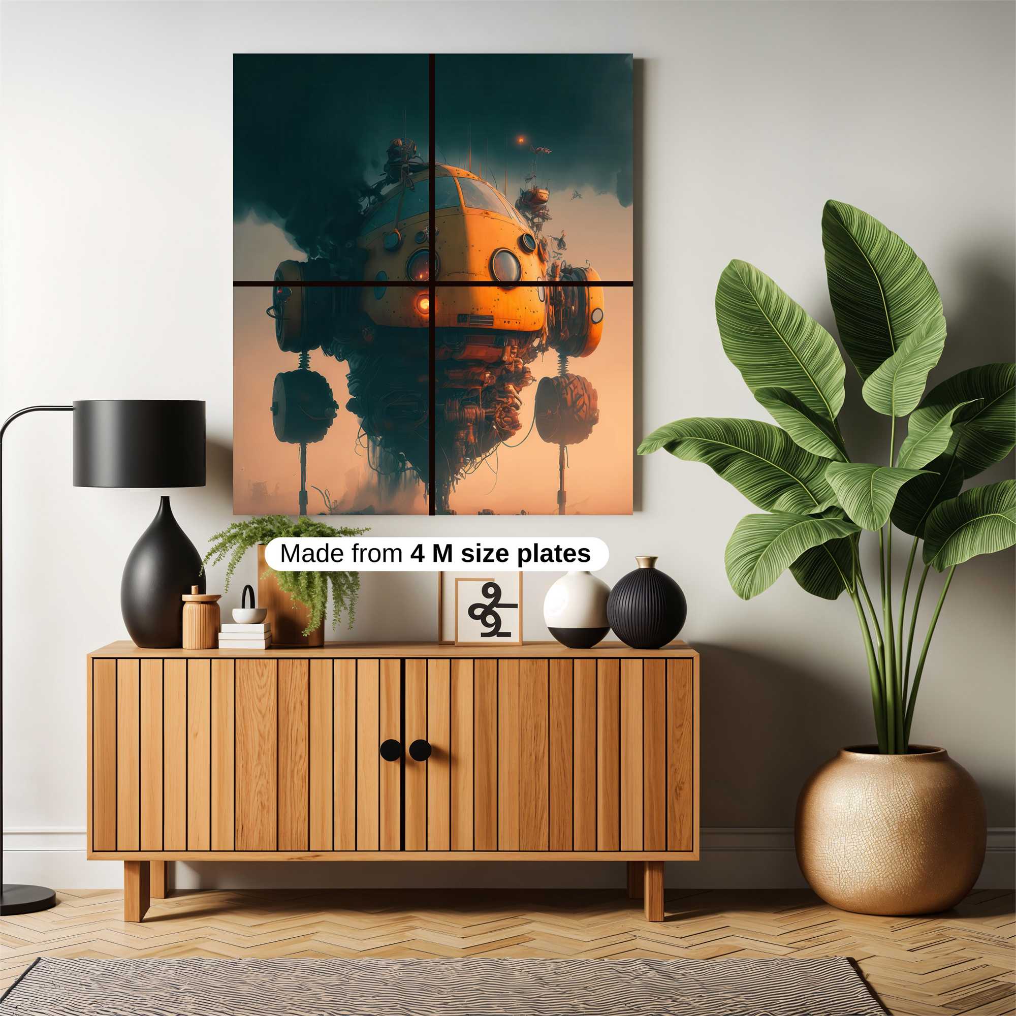 Drone Apocalyptic Safe Wall Magnetic / M