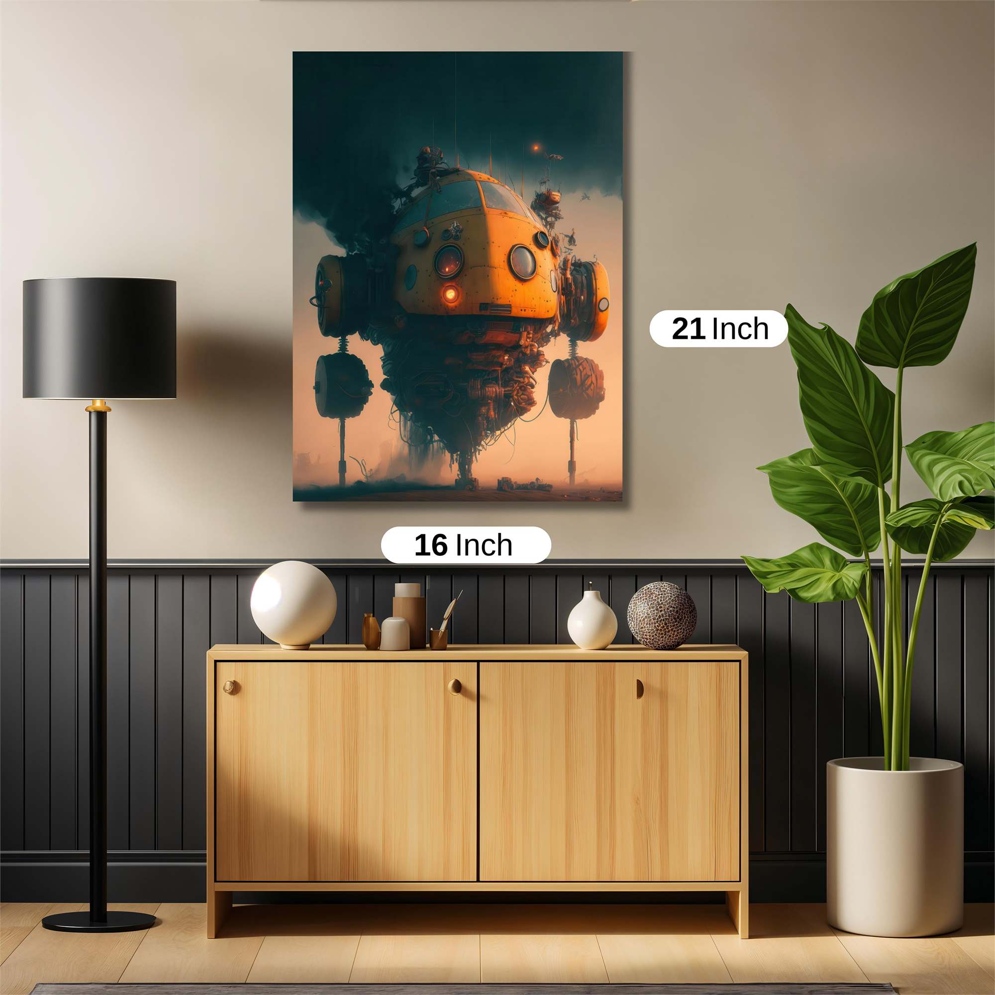 Drone Apocalyptic Safe Wall Magnetic / M