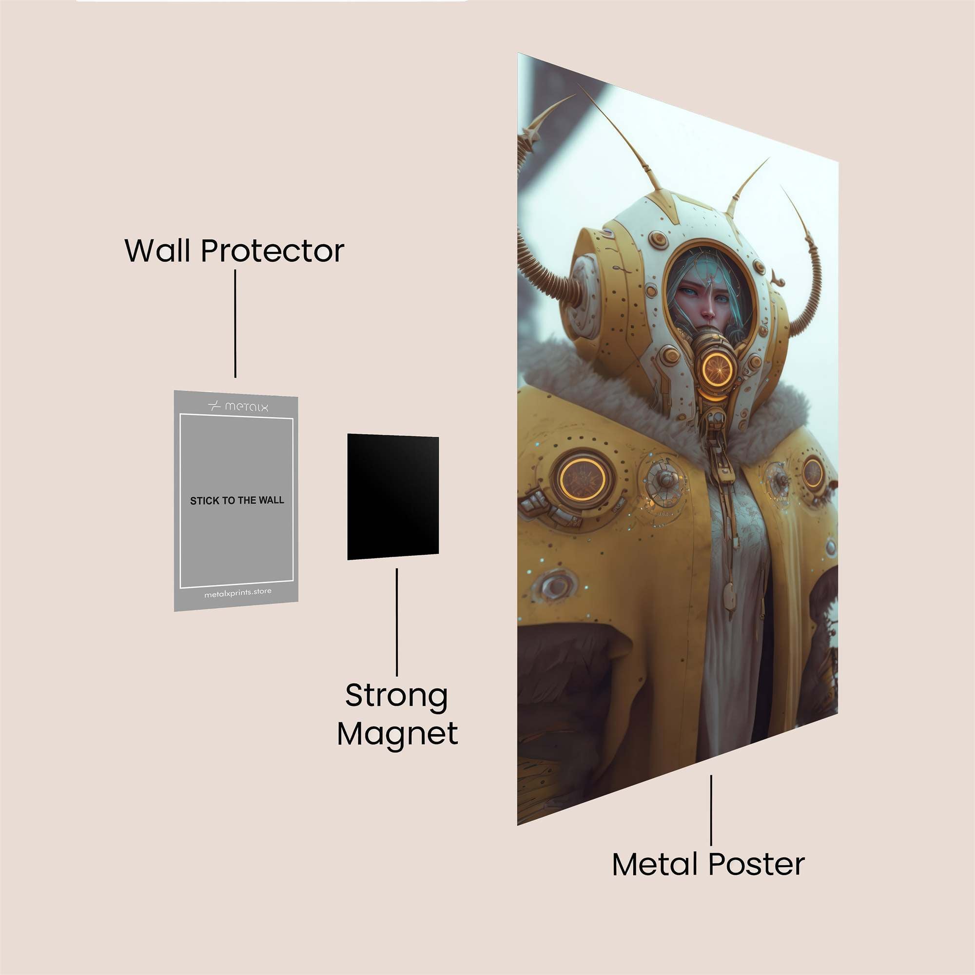Cyber Shaman Safe Wall Magnetic / M