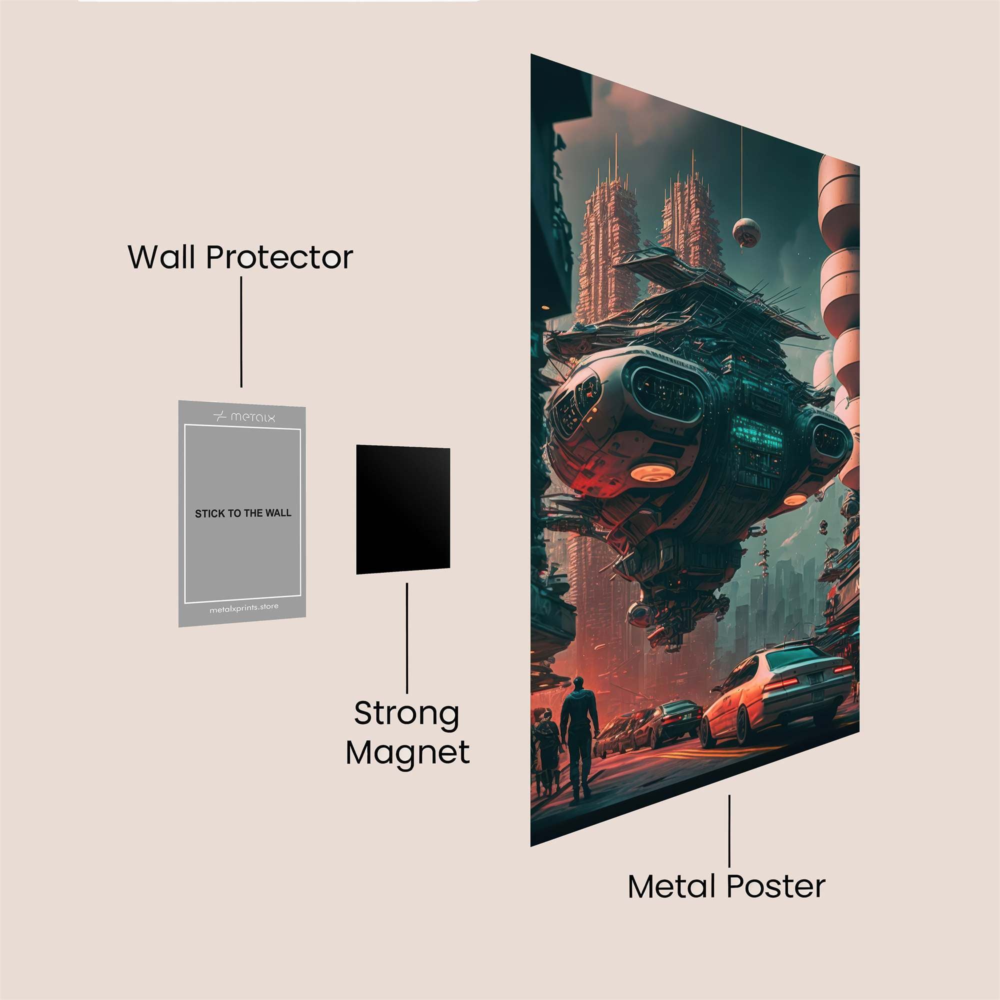 Cyberpunk Serenity Safe Wall Magnetic / M