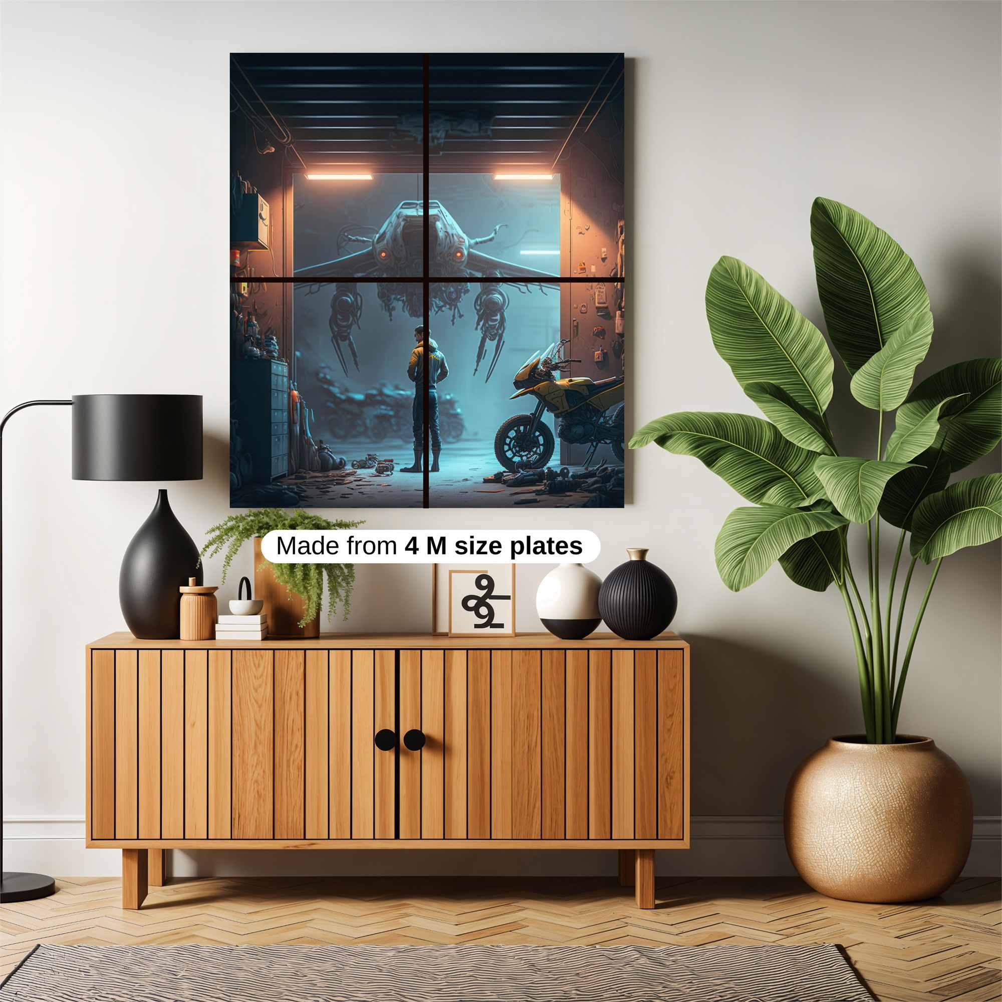 Drone Arrival Safe Wall Magnetic / M