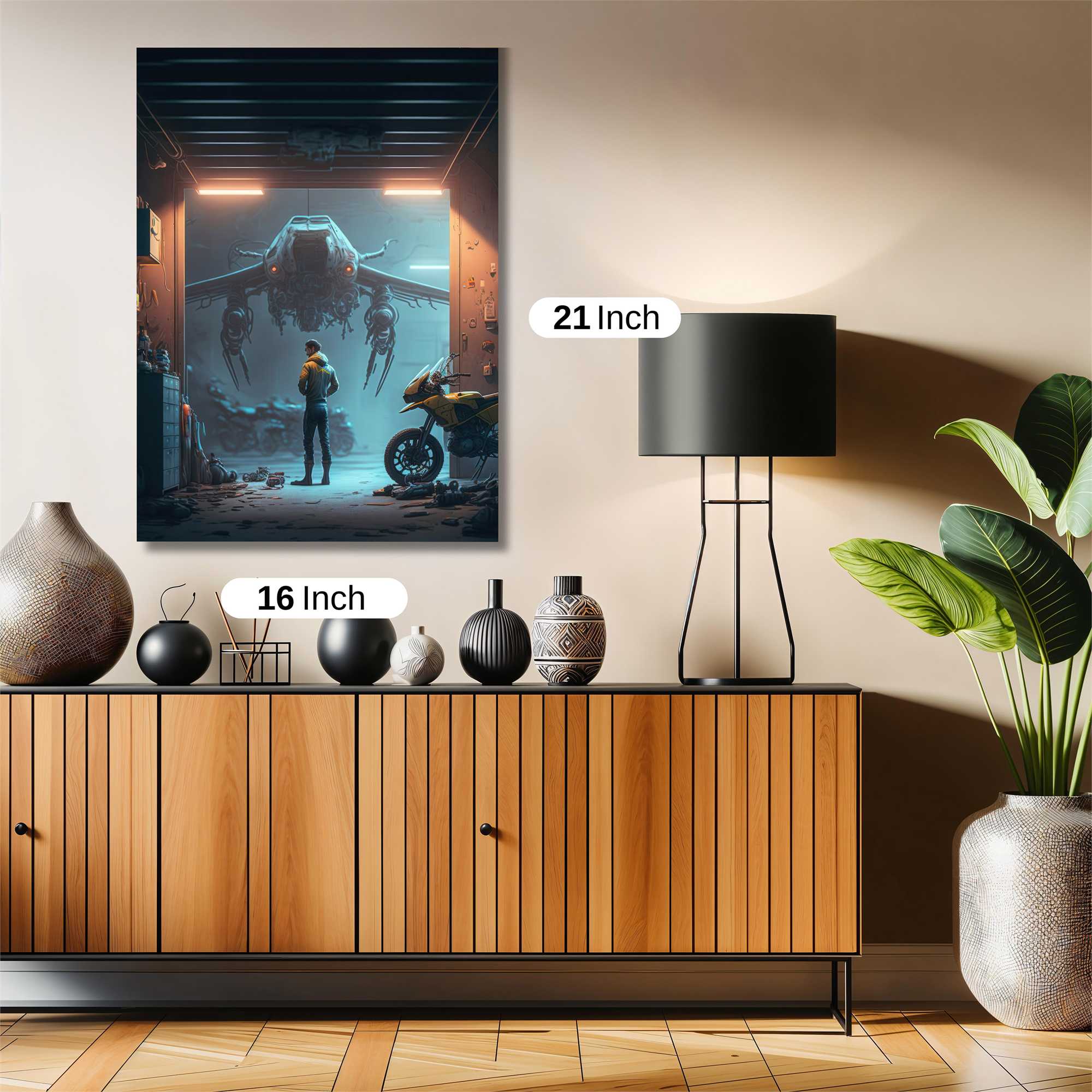 Drone Arrival Safe Wall Magnetic / M