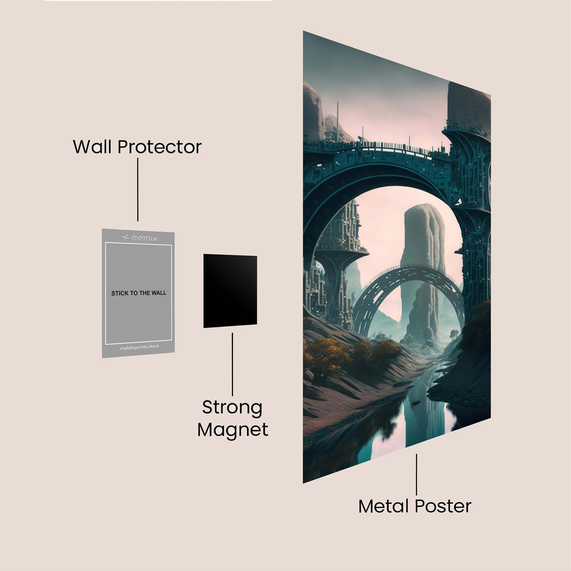 Arcane Serenity Safe Wall Magnetic / M
