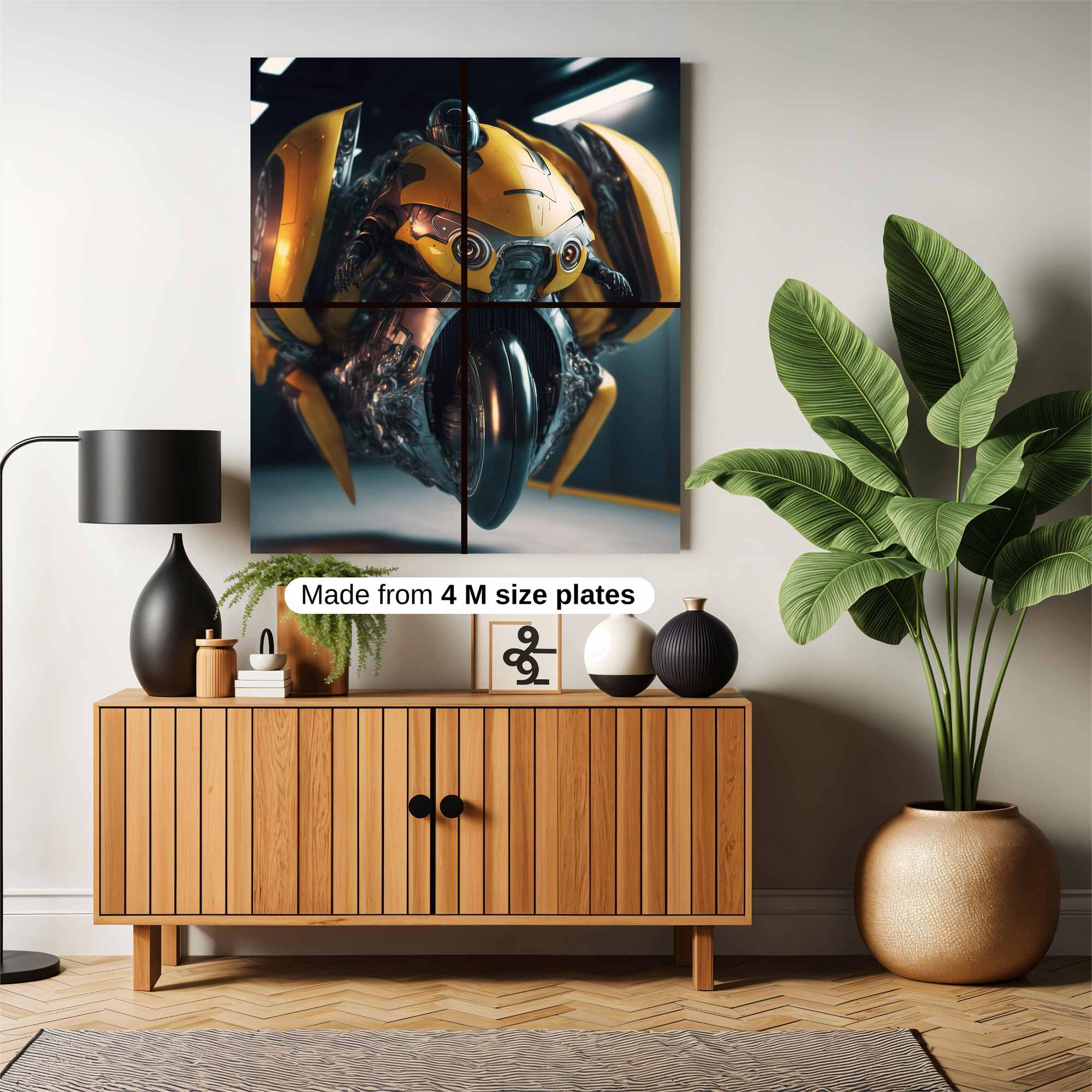 Bumblebee Menace Safe Wall Magnetic / M