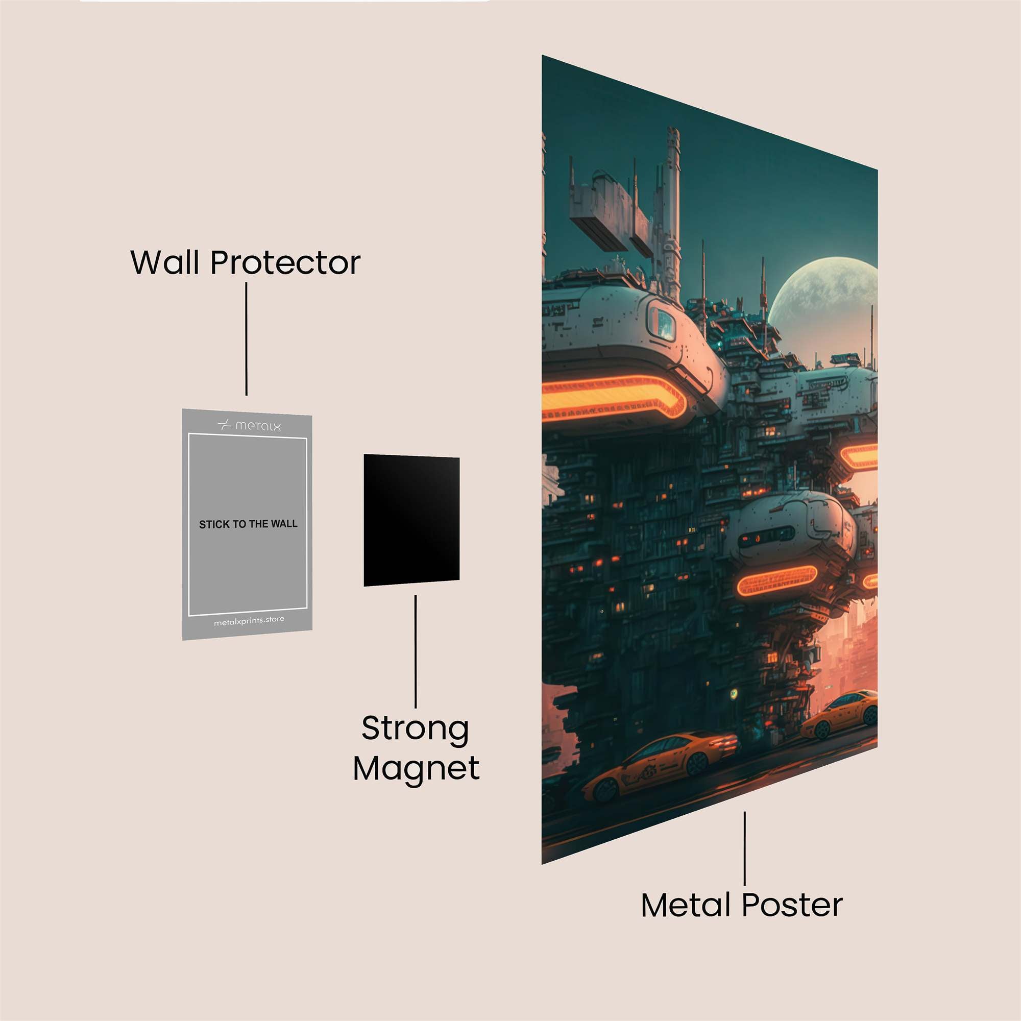 Cyberpunk Serenity Safe Wall Magnetic / M
