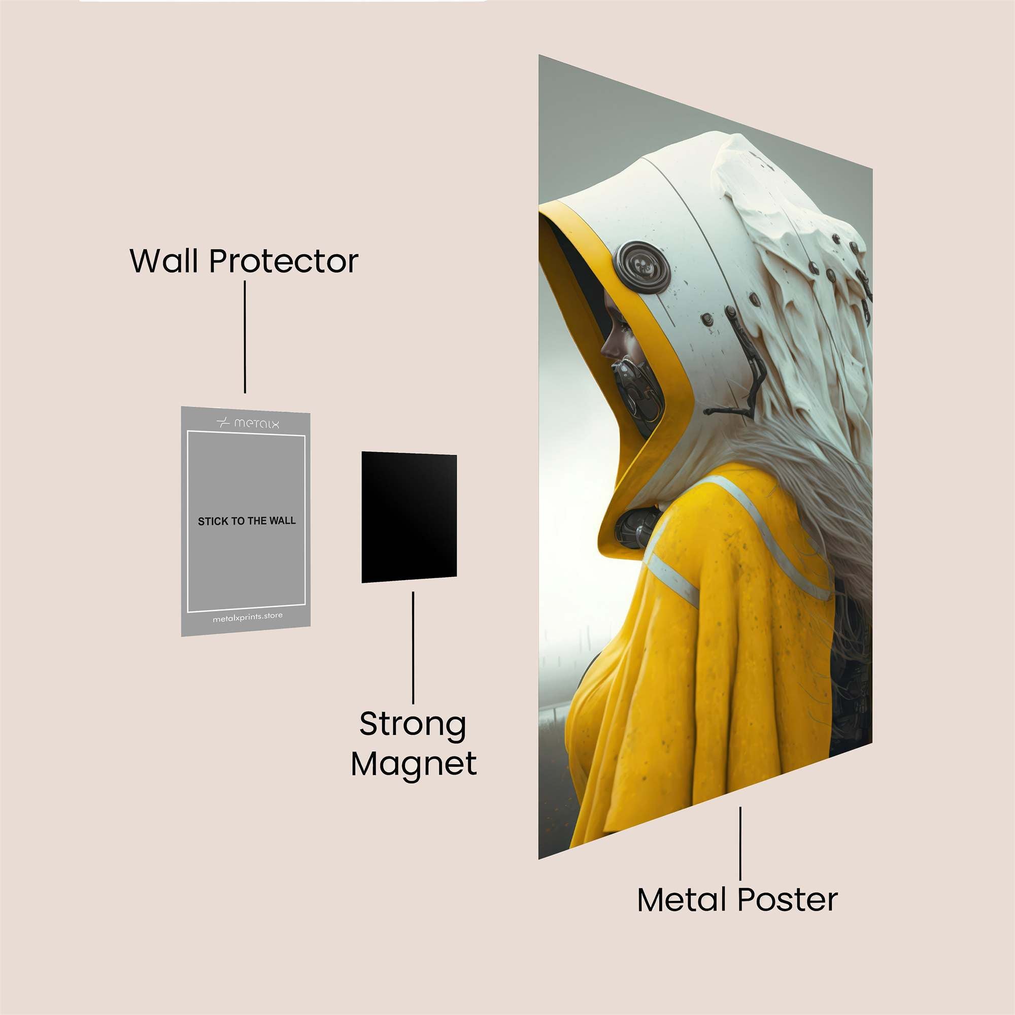 Veil Whisper Safe Wall Magnetic / M