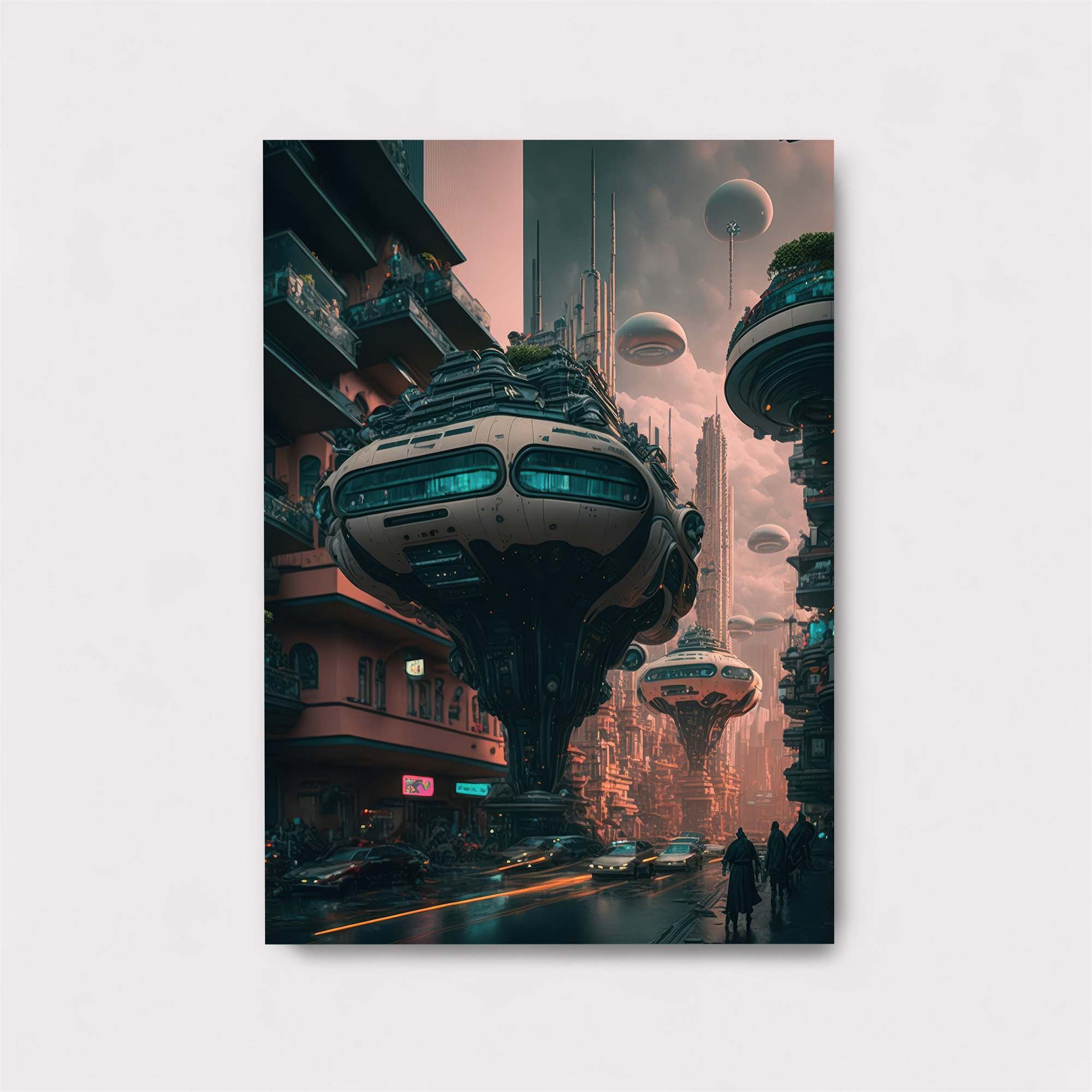 Futuristic Serenity Safe Wall Magnetic / M