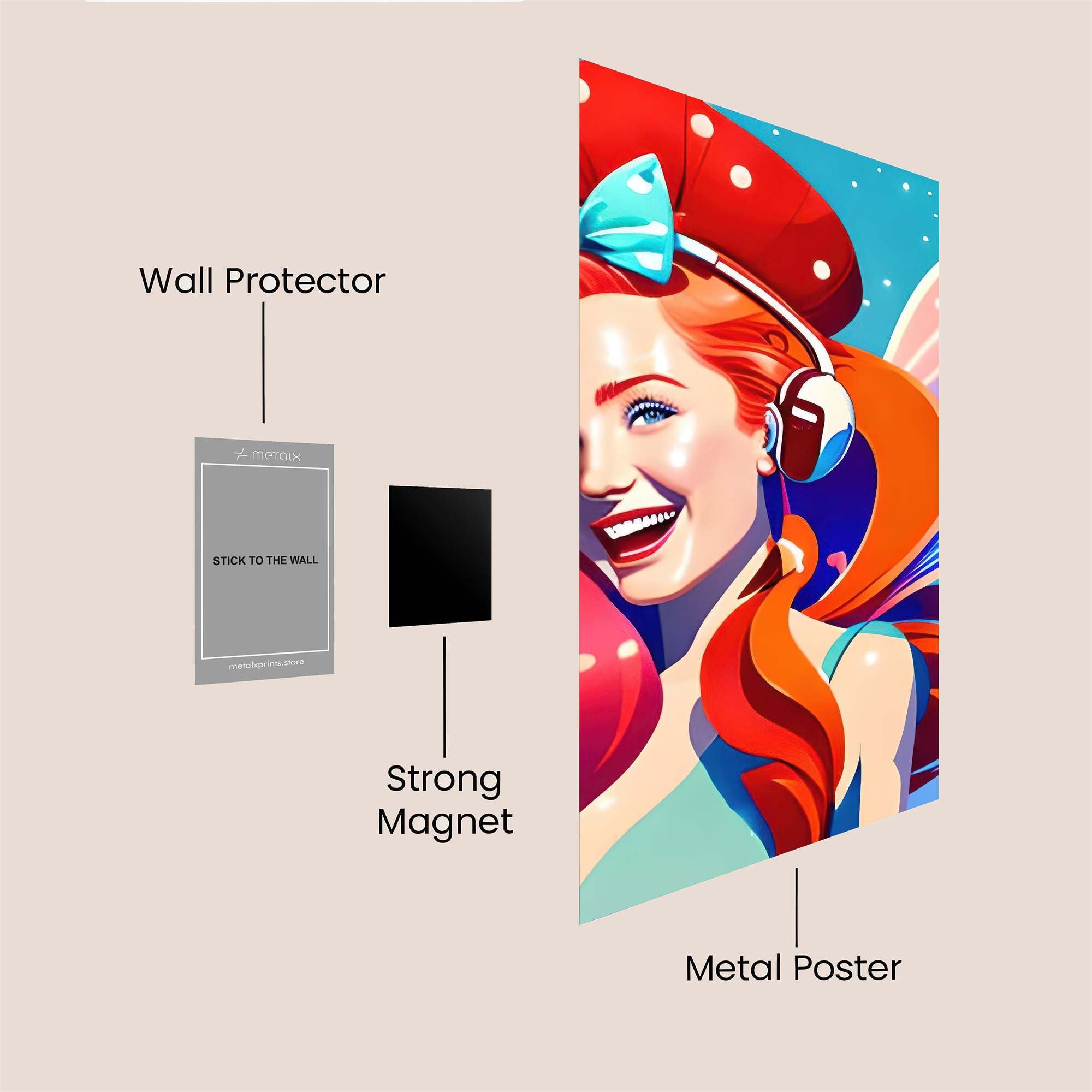 Ariel Ecstatic Safe Wall Magnetic / M