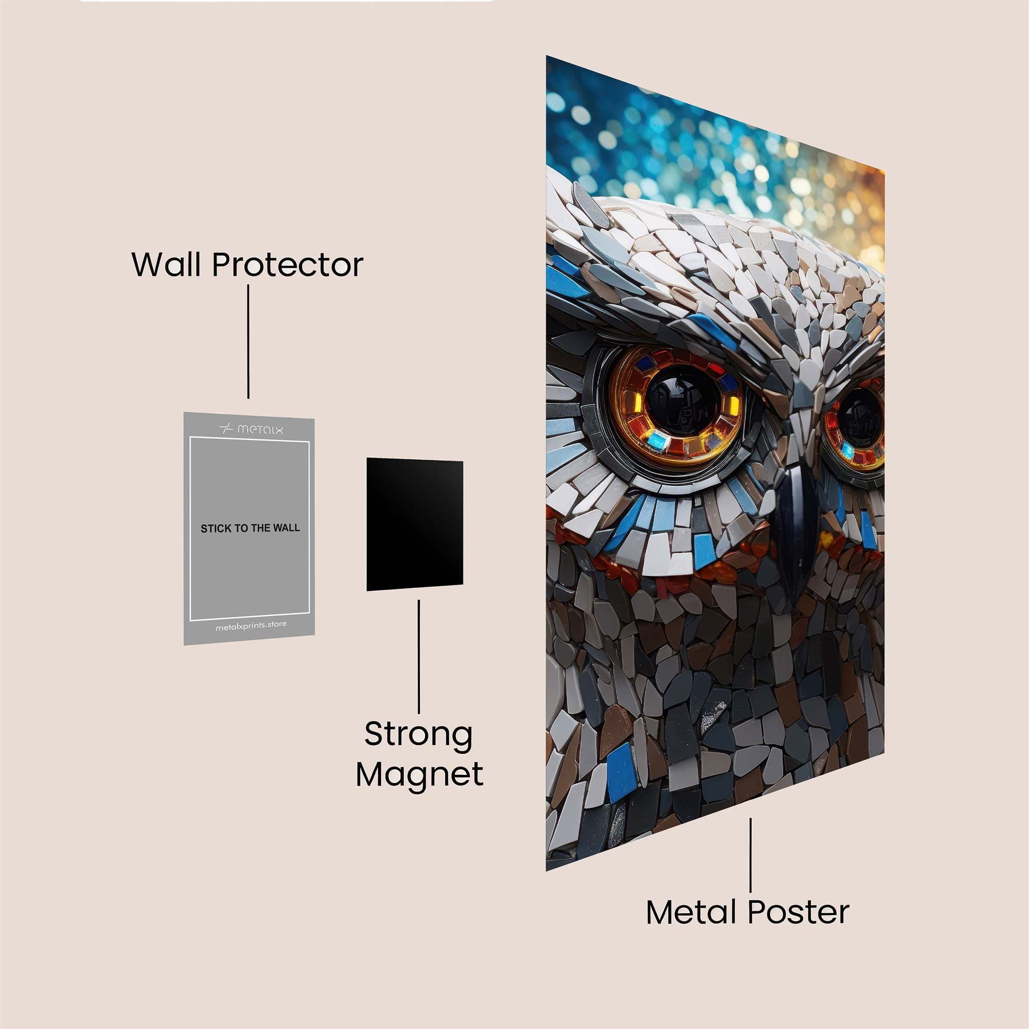 Mosaic Marvel Safe Wall Magnetic / M