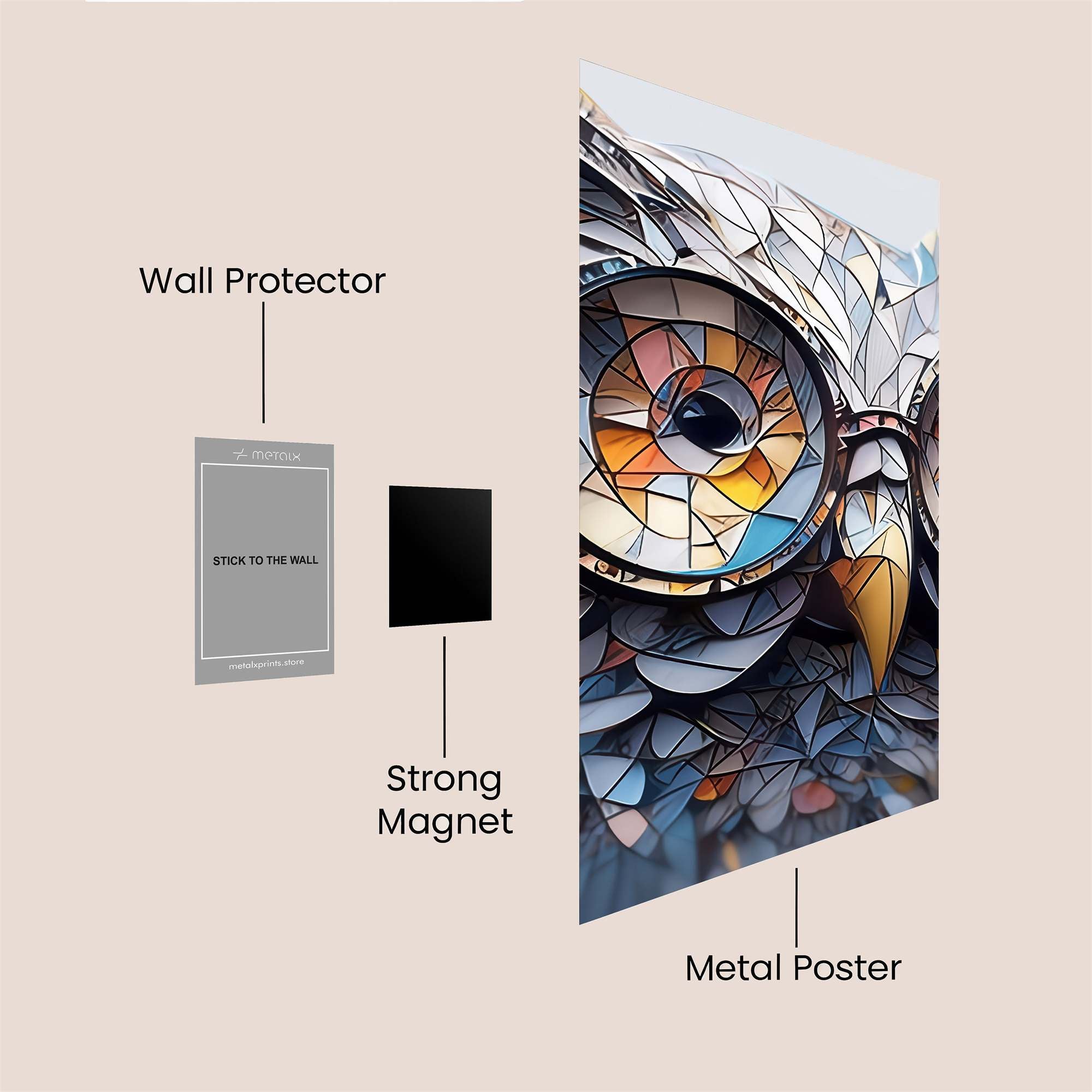 Mosaic Marvel Safe Wall Magnetic / M