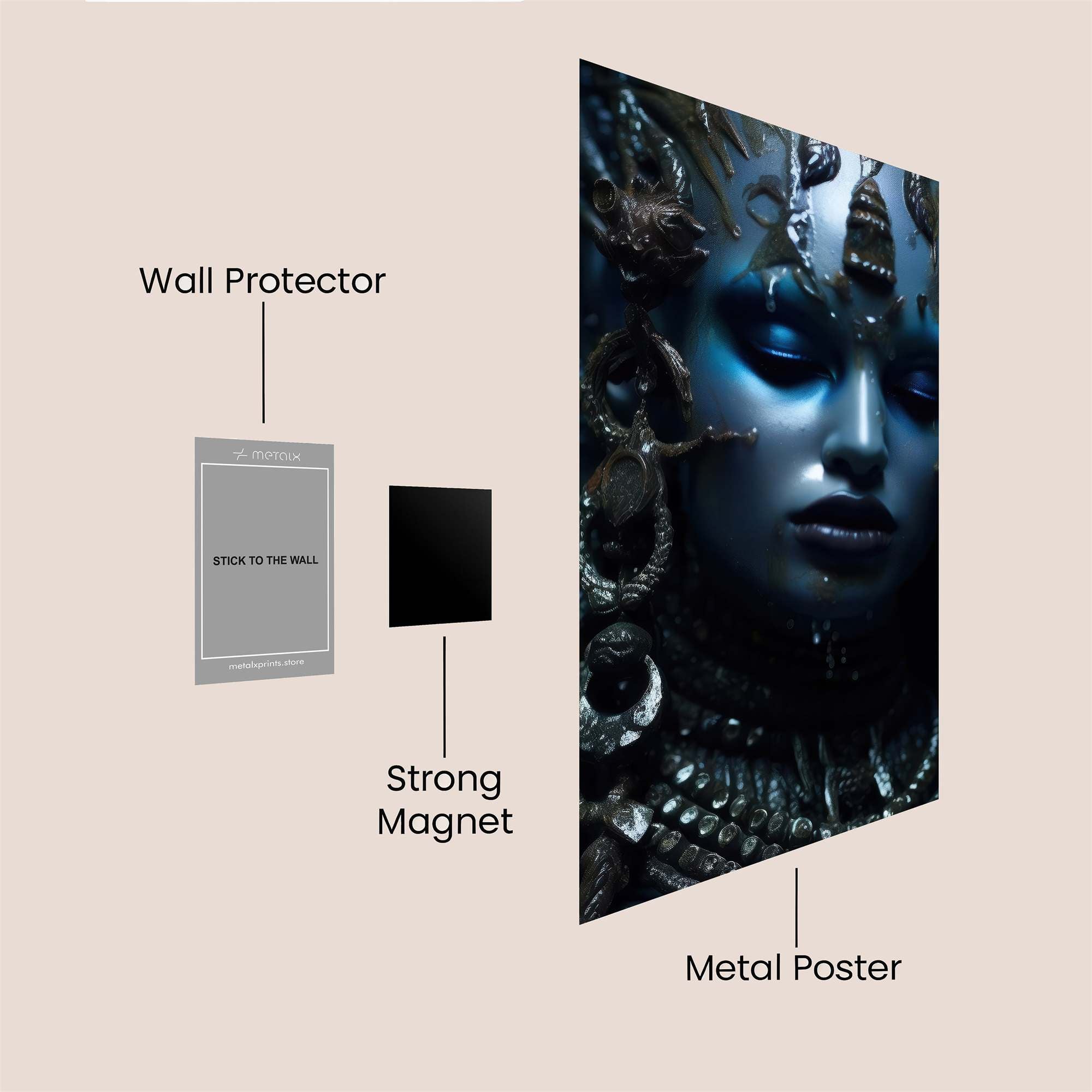 Nebula Enigma Safe Wall Magnetic / M