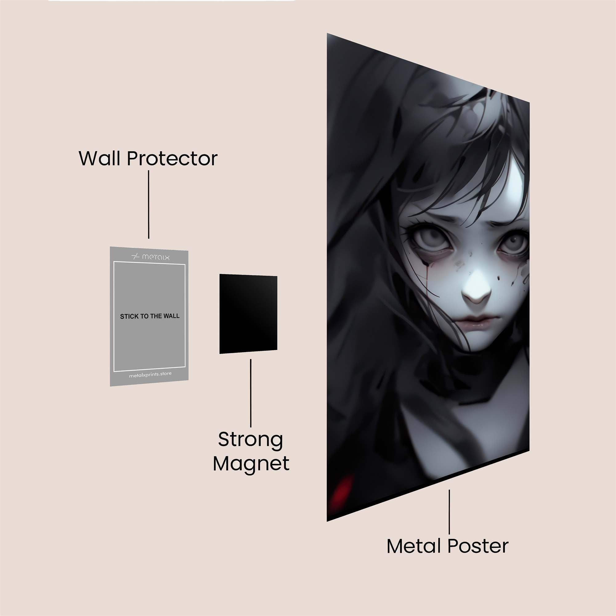 Silent Despair Safe Wall Magnetic / M