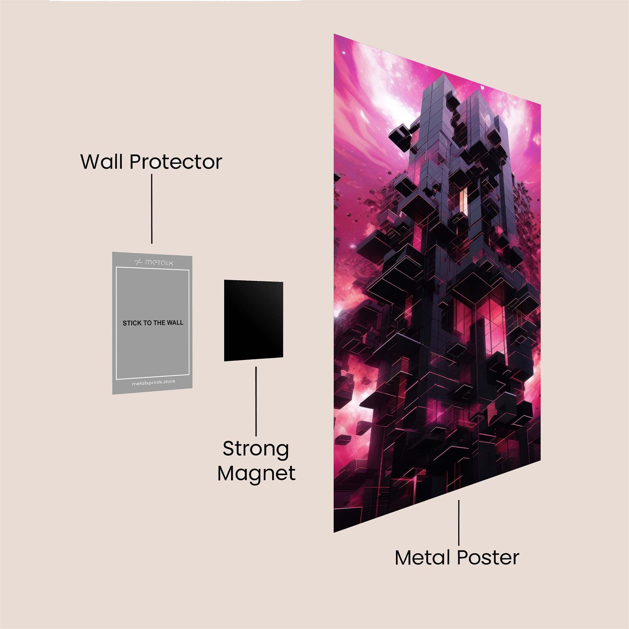 Nebula Nexus Safe Wall Magnetic / M