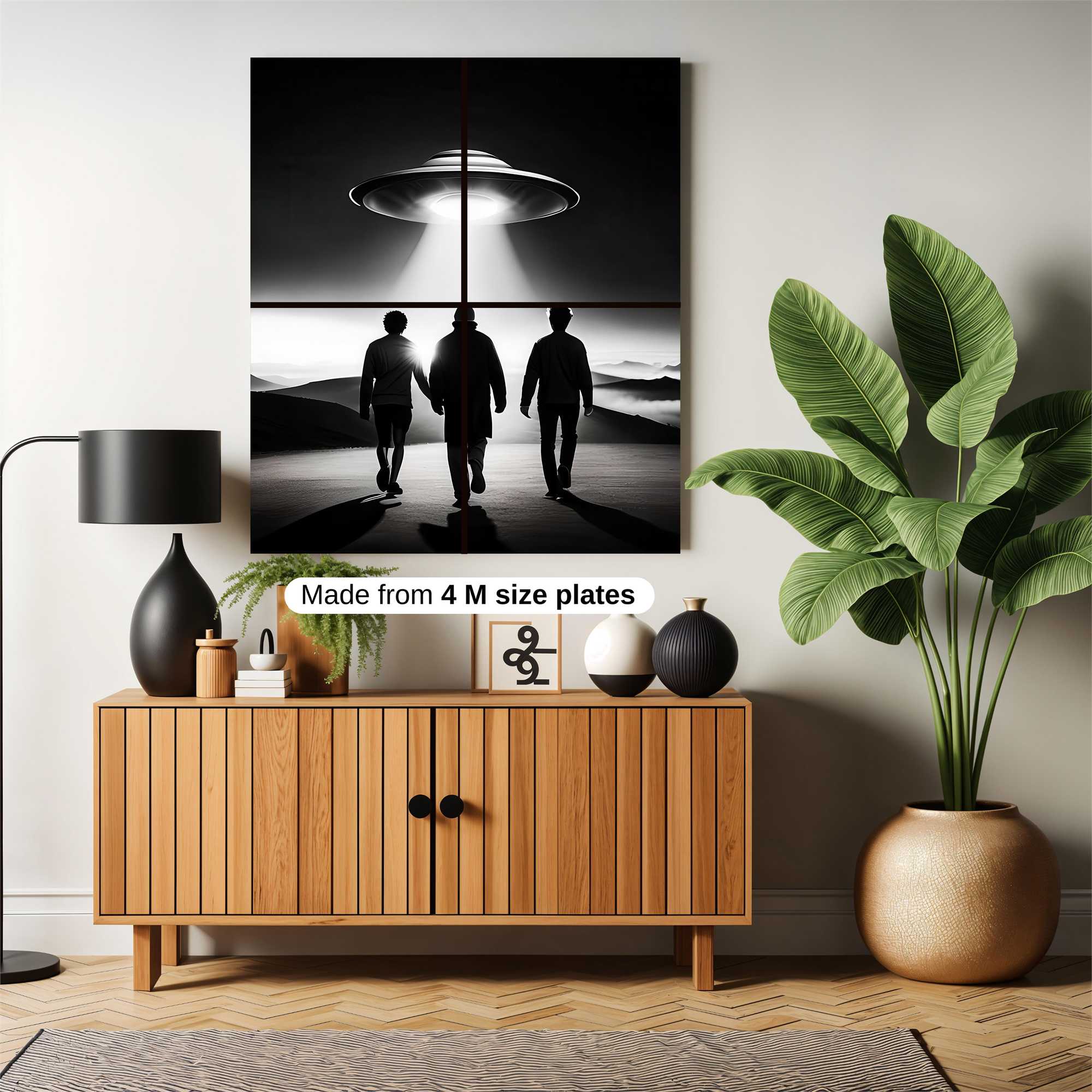 Floral Serenity Safe Wall Magnetic / M