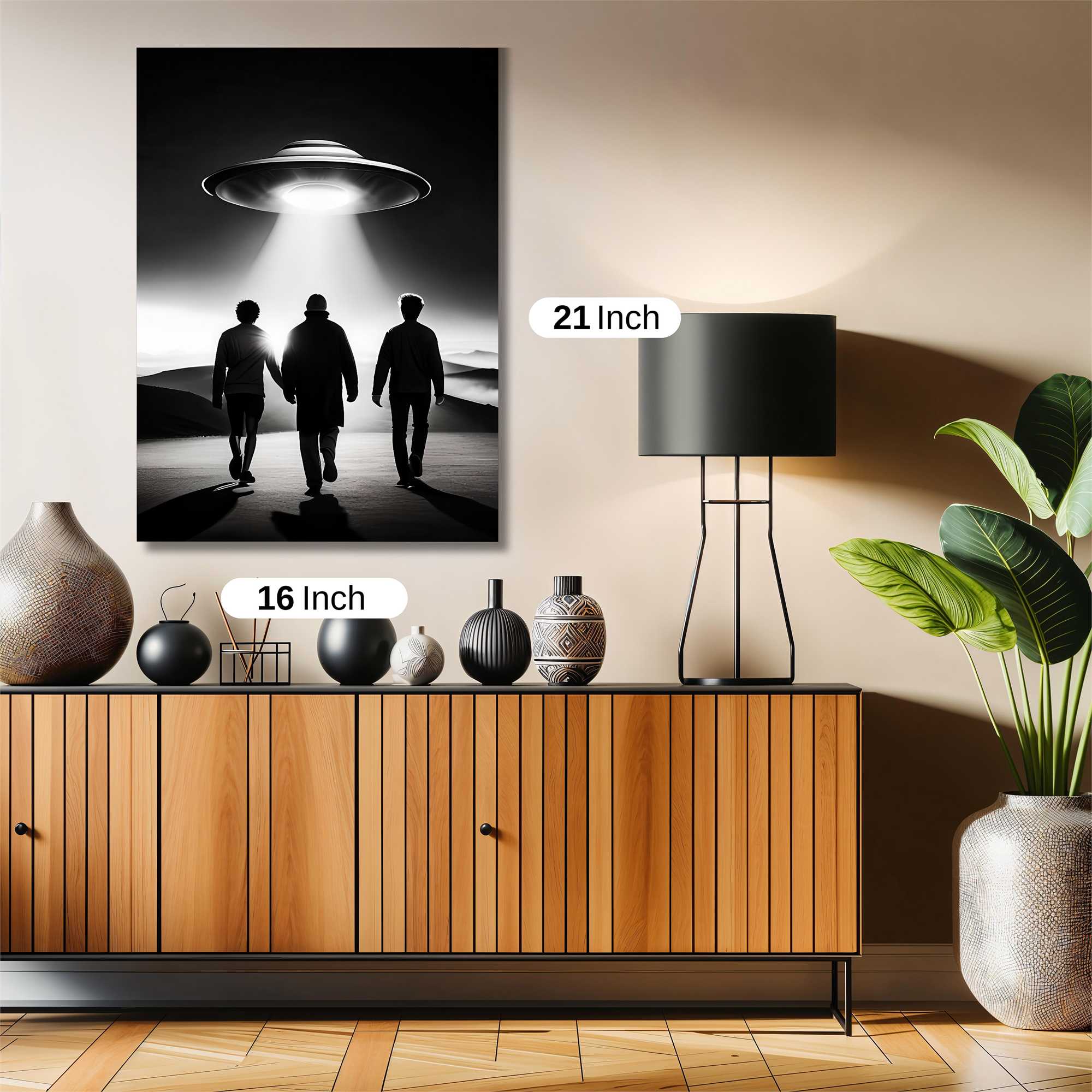 Floral Serenity Safe Wall Magnetic / M