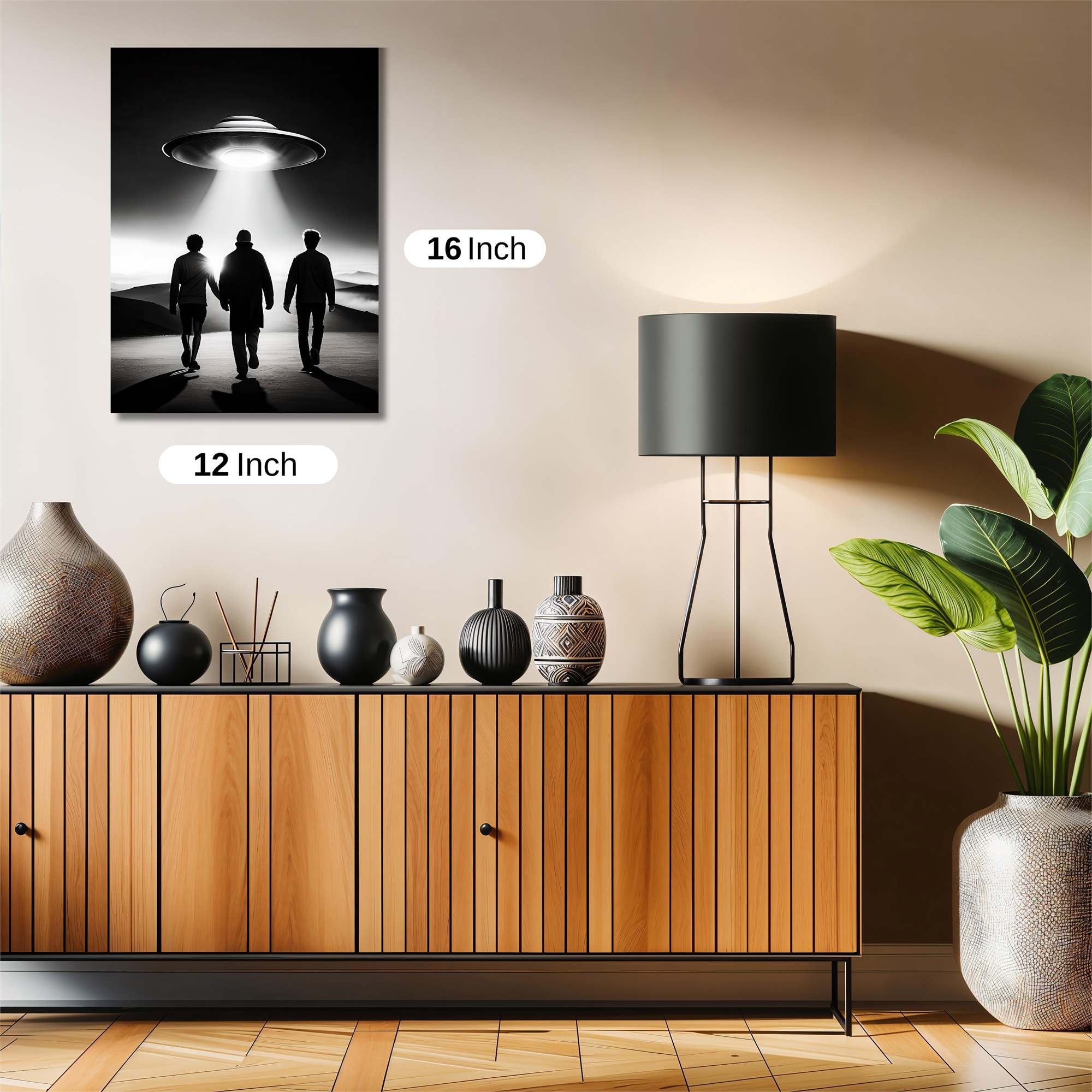 Floral Serenity Safe Wall Magnetic / M