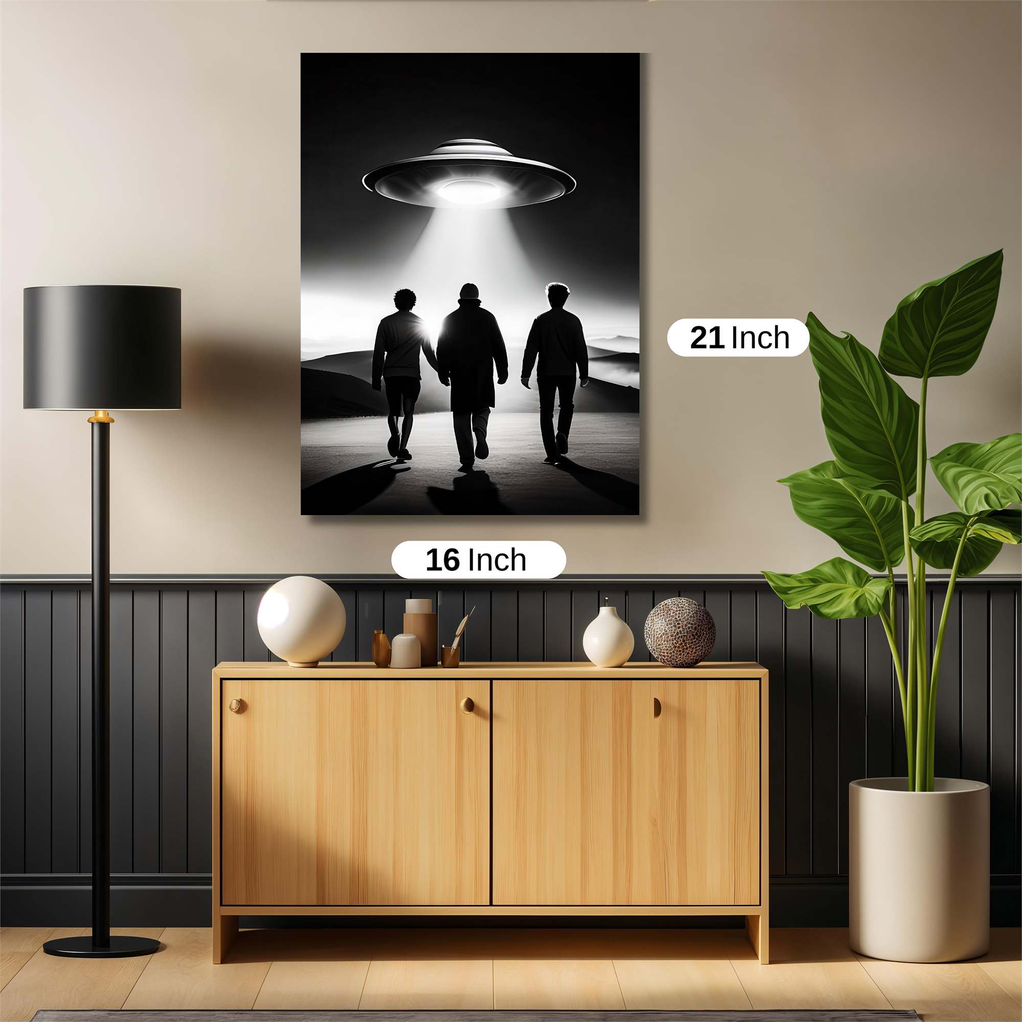 Floral Serenity Safe Wall Magnetic / M