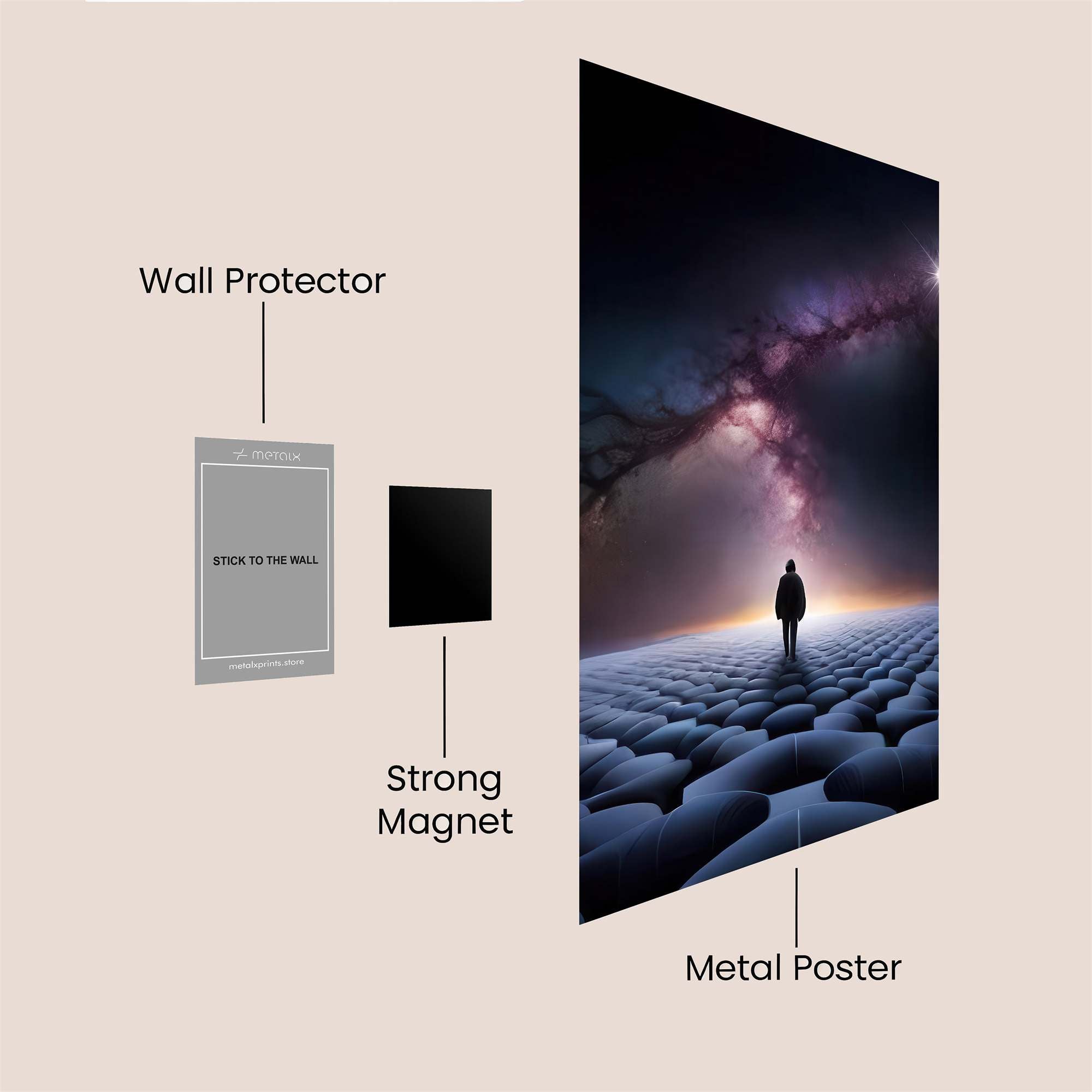Voyager Serene Safe Wall Magnetic / M