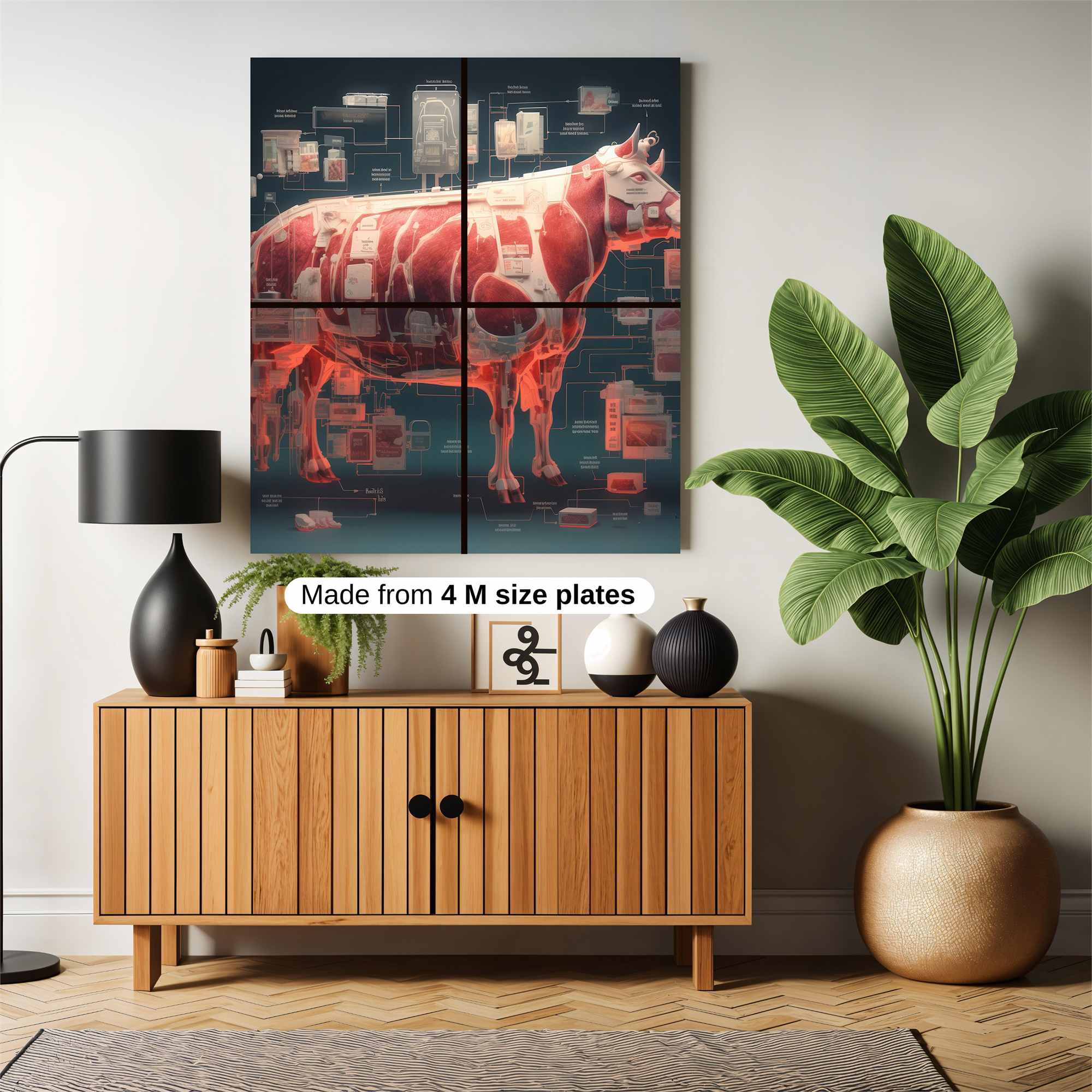 Cybernetic Cow Safe Wall Magnetic / M