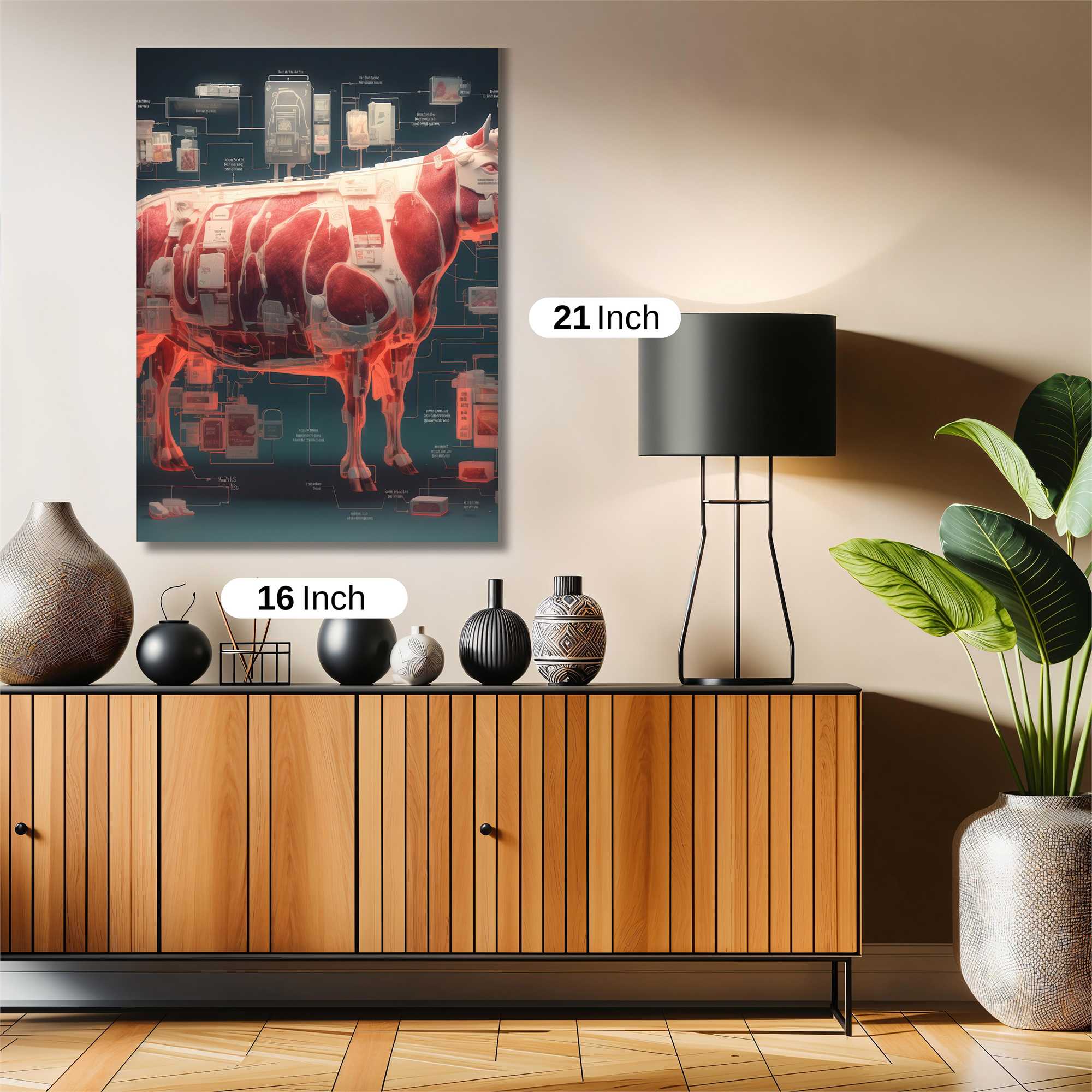 Cybernetic Cow Safe Wall Magnetic / M
