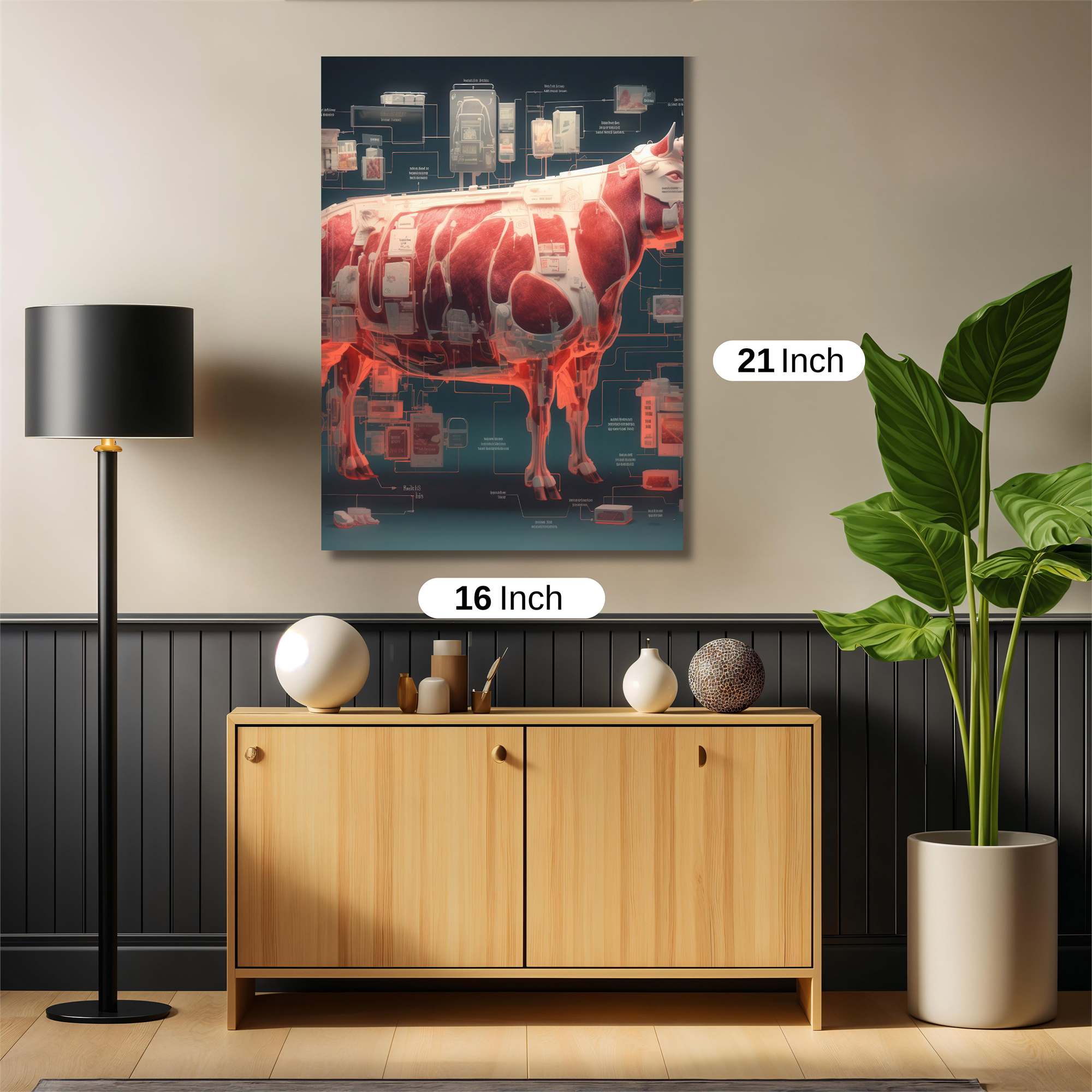 Cybernetic Cow Safe Wall Magnetic / M