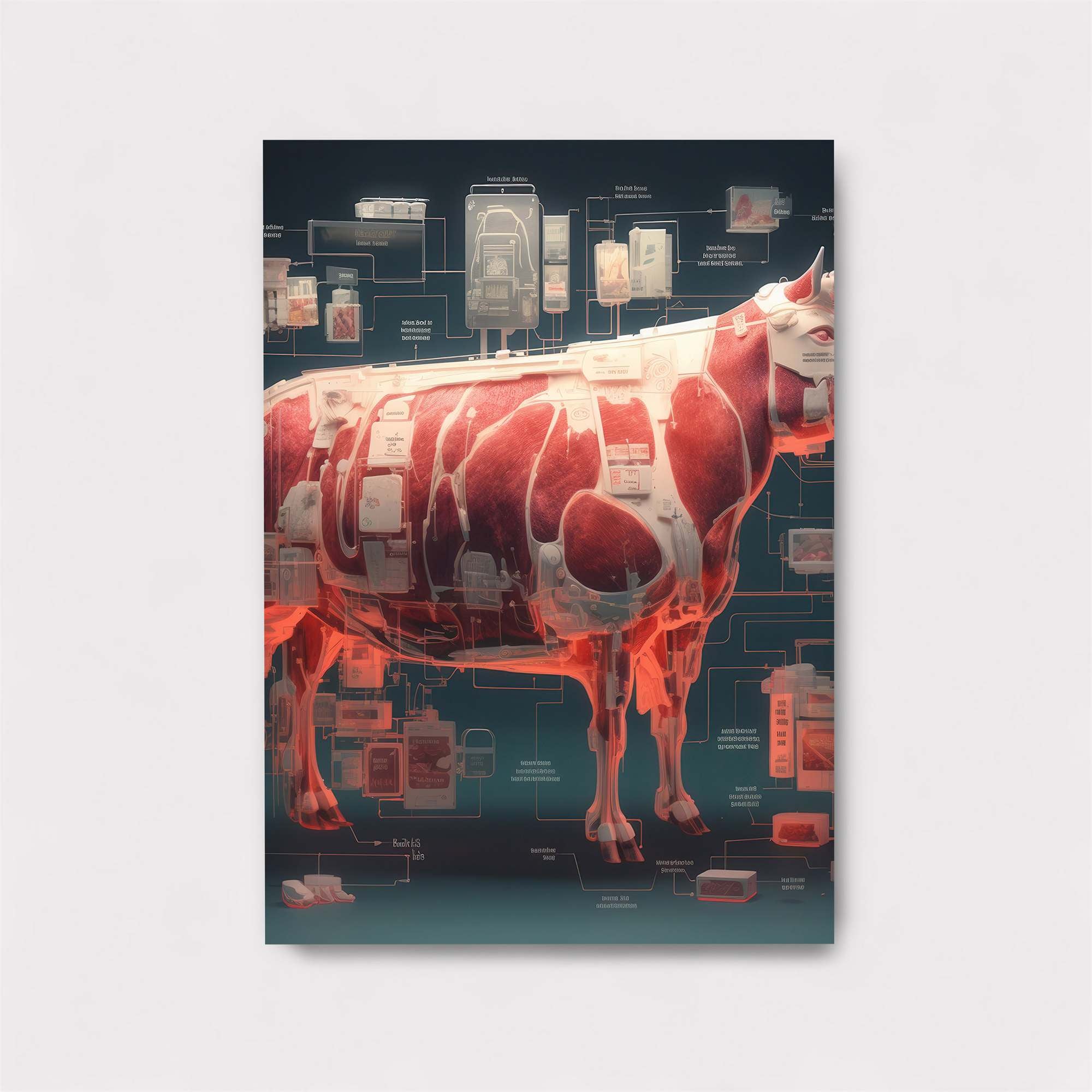 Cybernetic Cow Safe Wall Magnetic / M