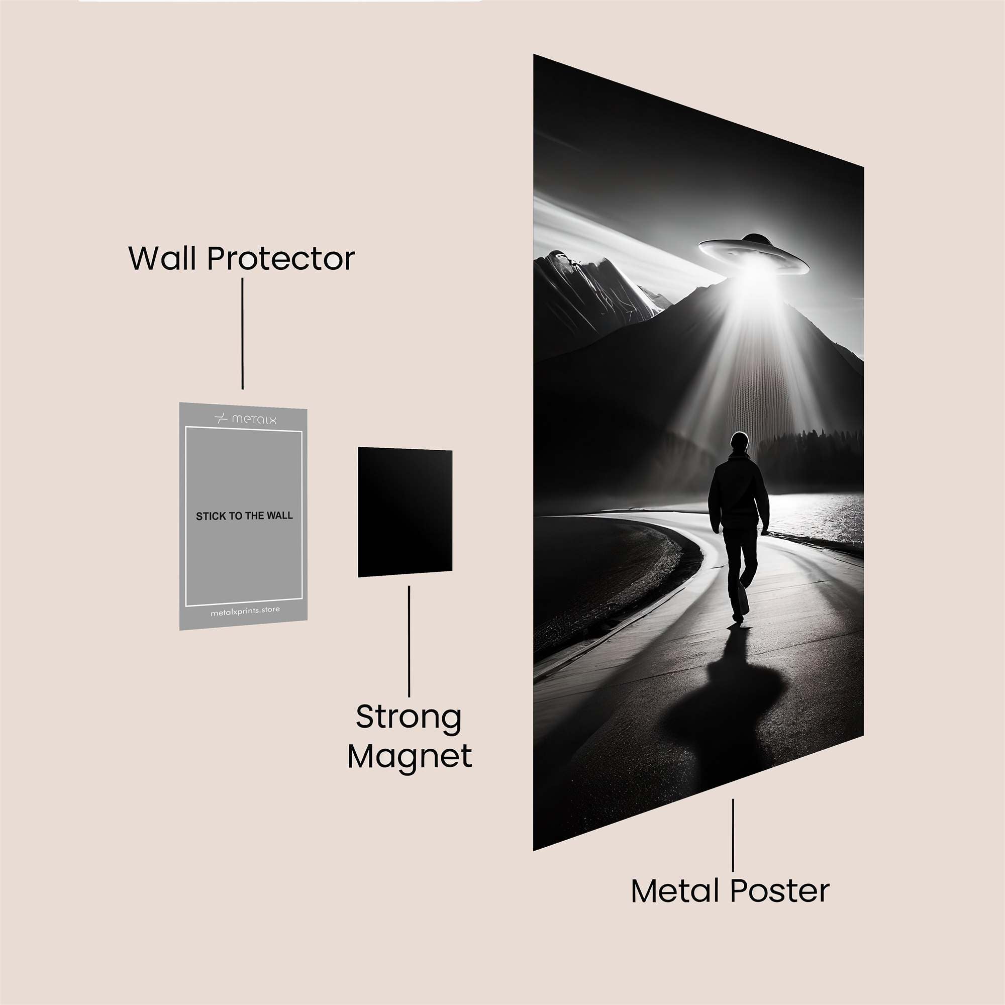 Siren Serenity Safe Wall Magnetic / M