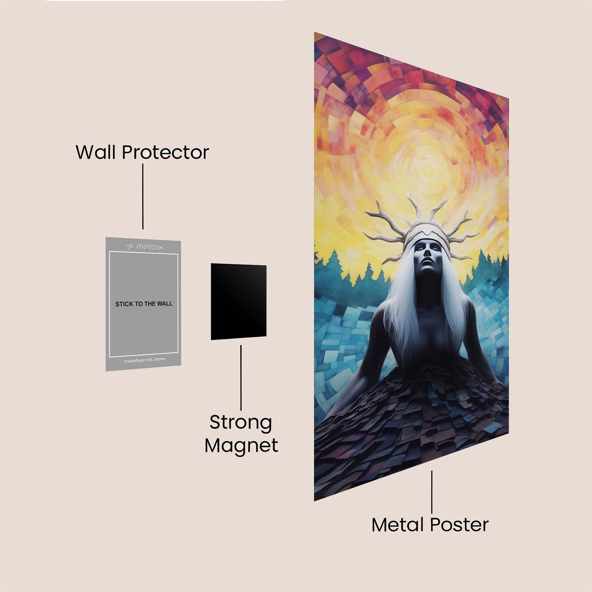 Goddess Radiant Safe Wall Magnetic / M