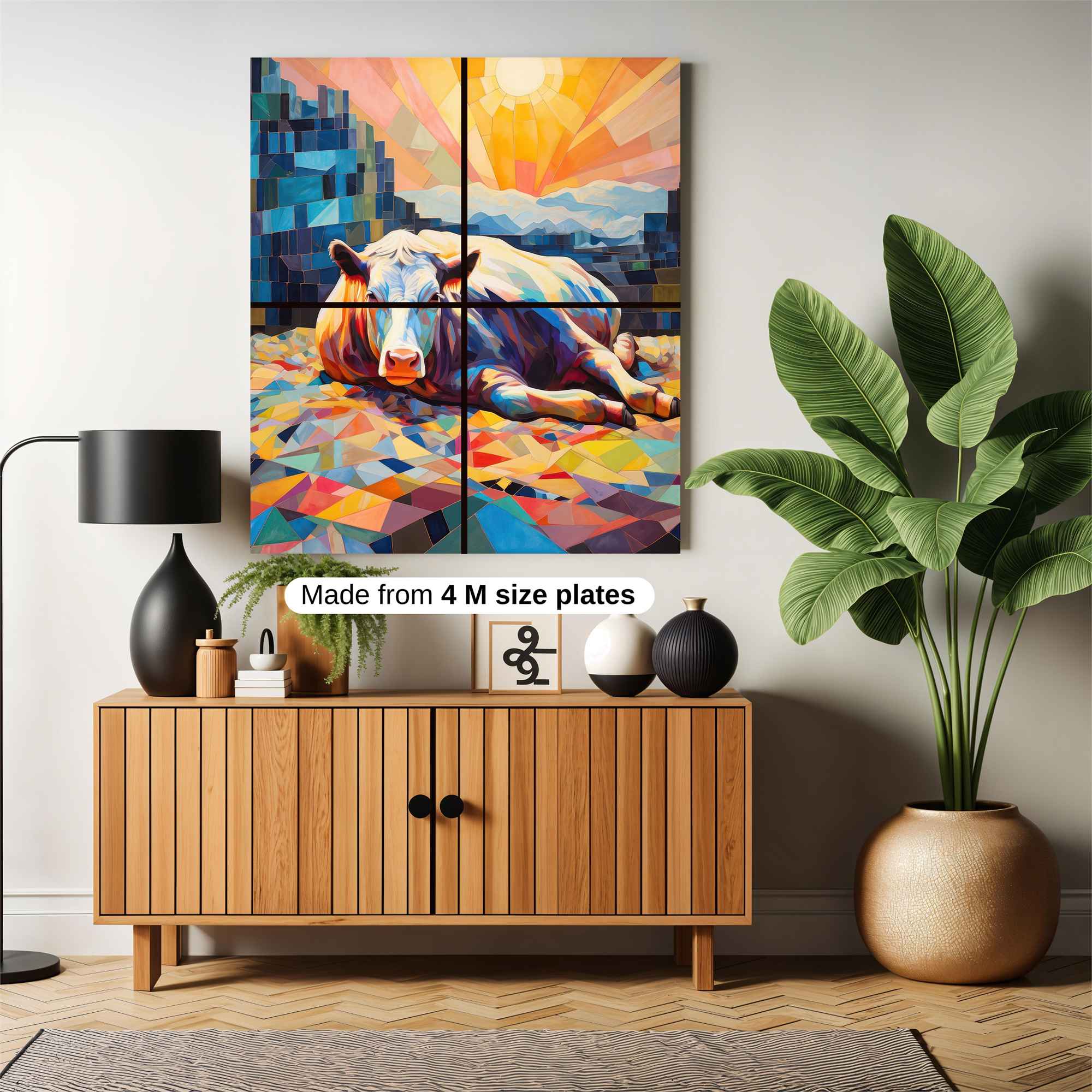 Cow Serenity Safe Wall Magnetic / M