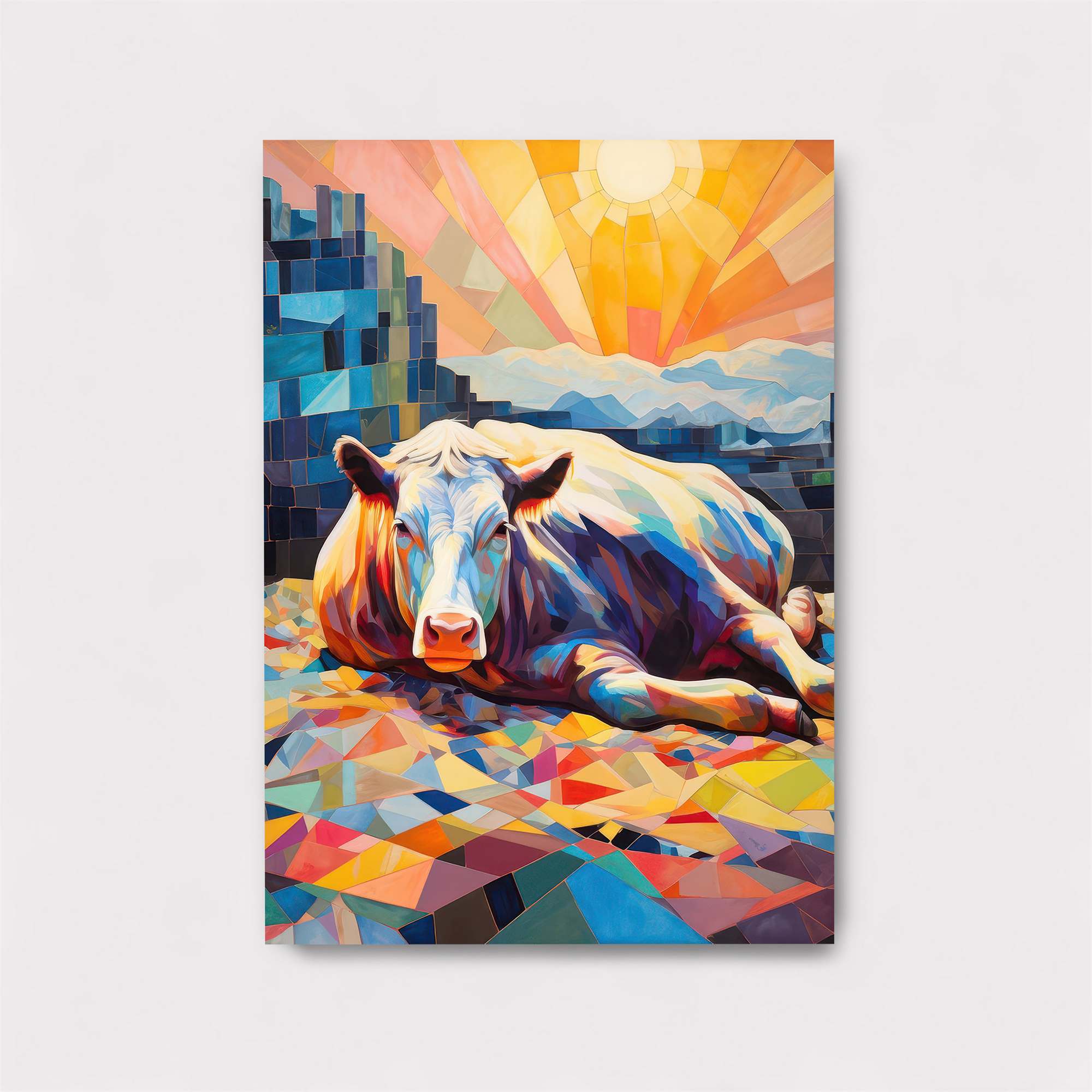 Cow Serenity Safe Wall Magnetic / M