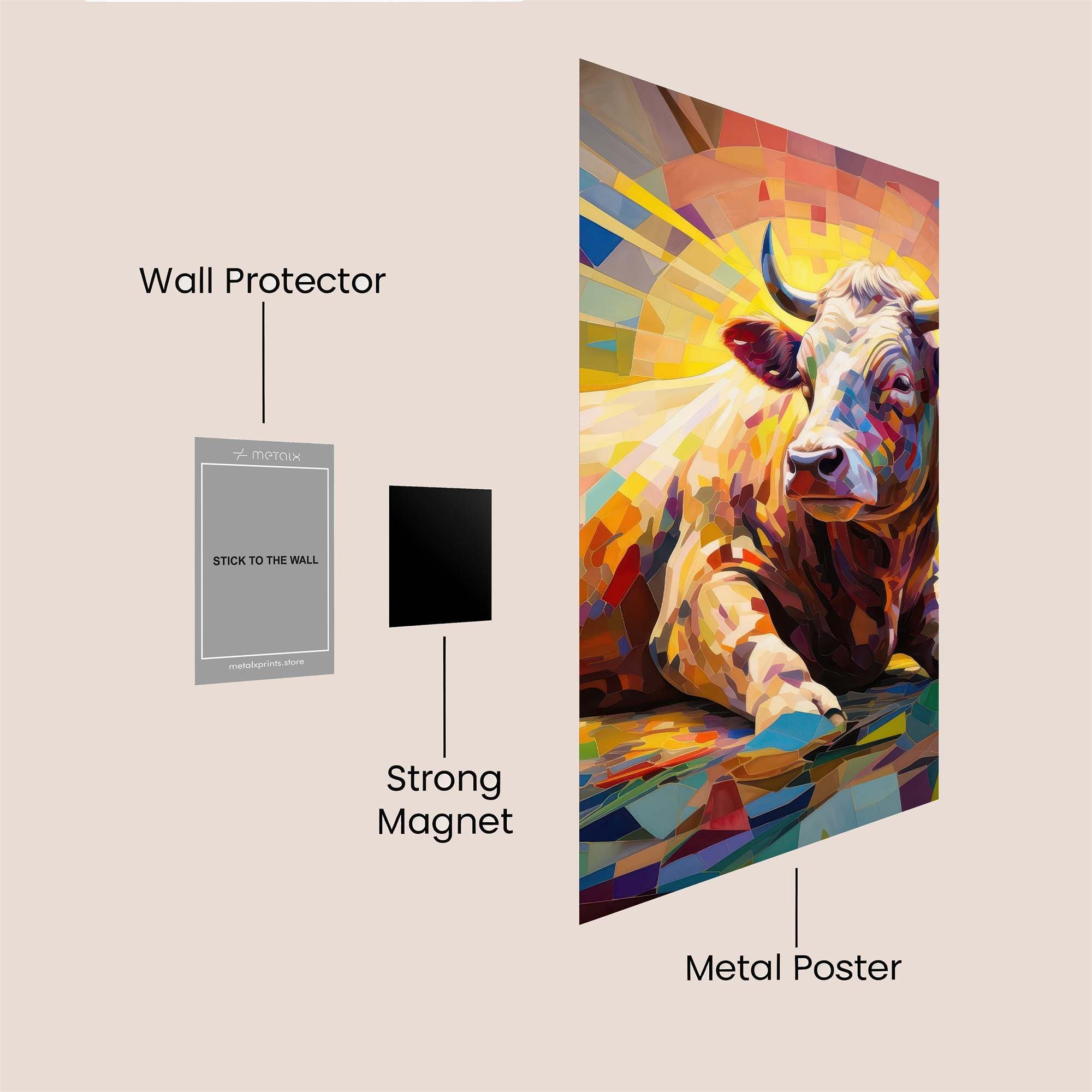Bovine Radiance Safe Wall Magnetic / M
