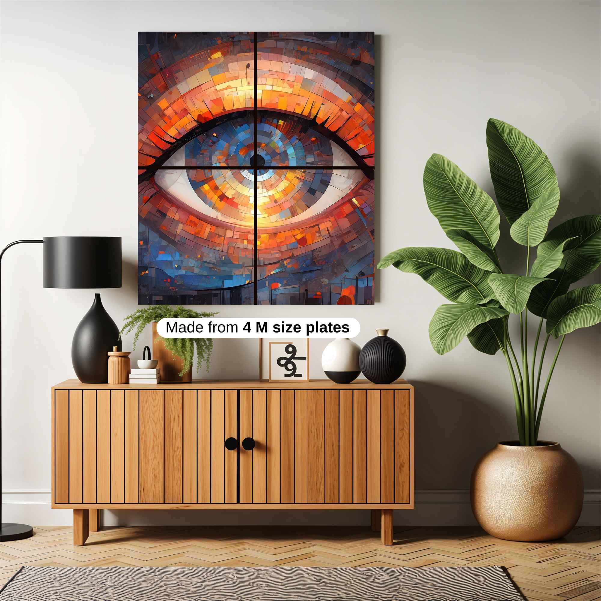 Mosaic Gaze Safe Wall Magnetic / M