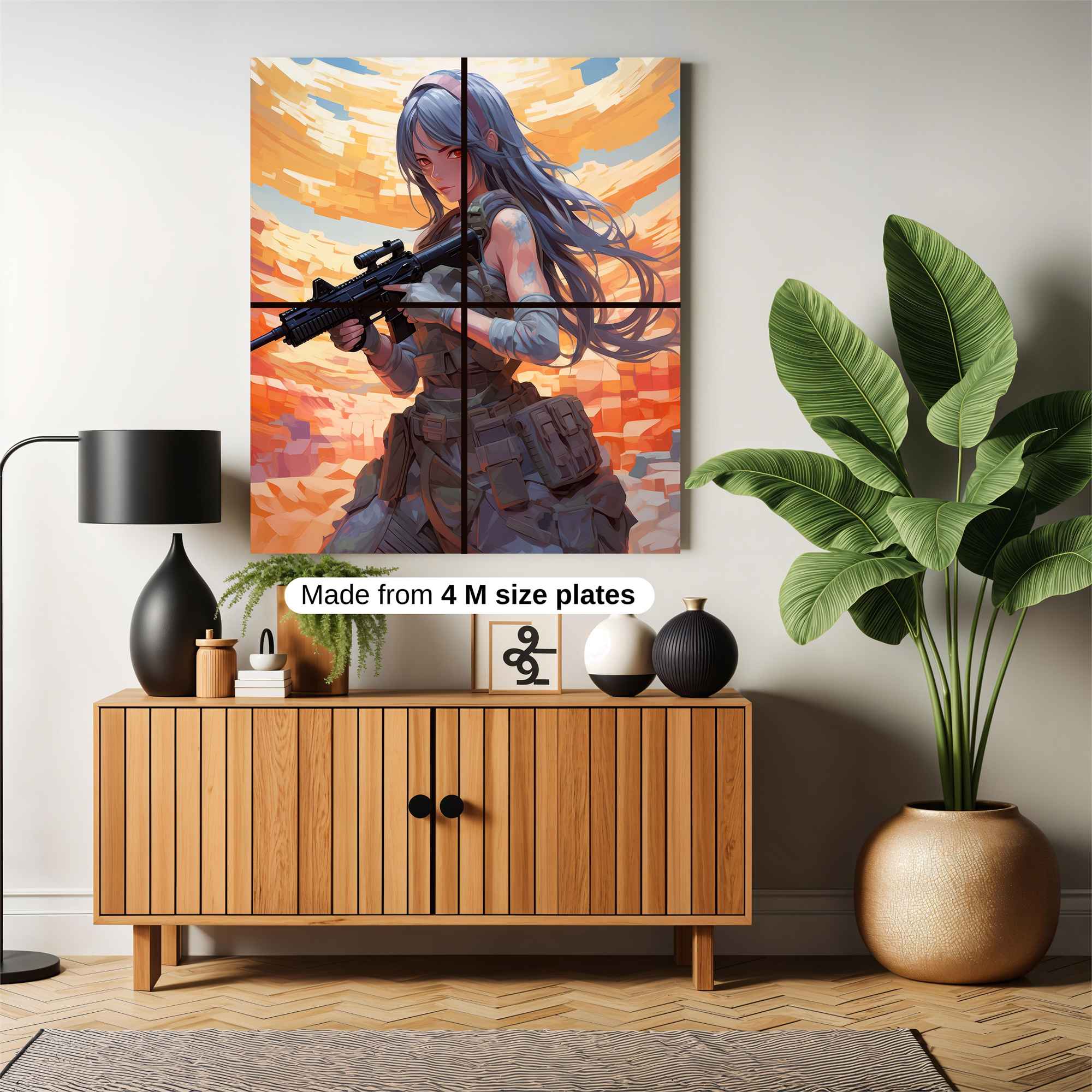 Warrior Dawn Safe Wall Magnetic / M