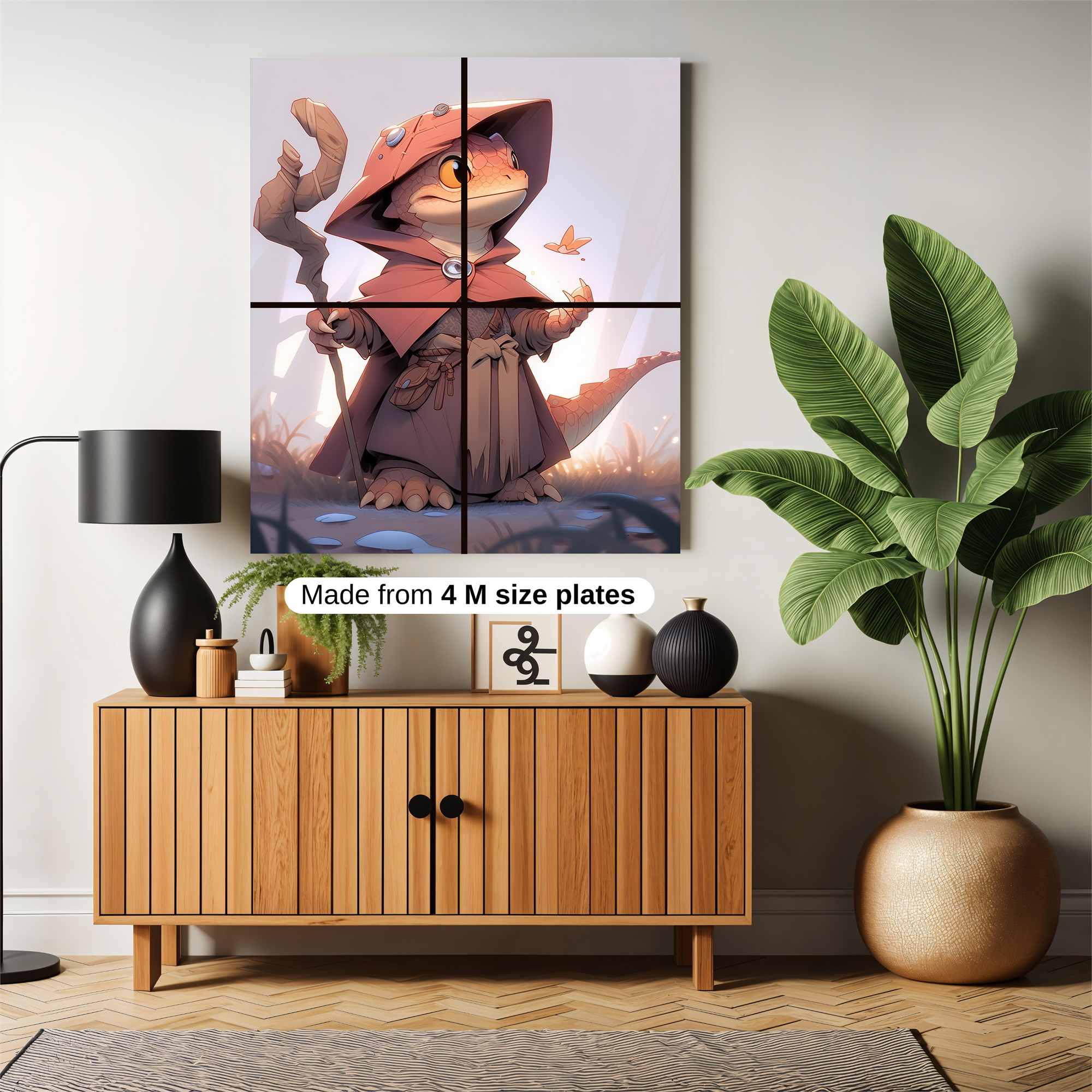 Lizard Wizard Safe Wall Magnetic / M