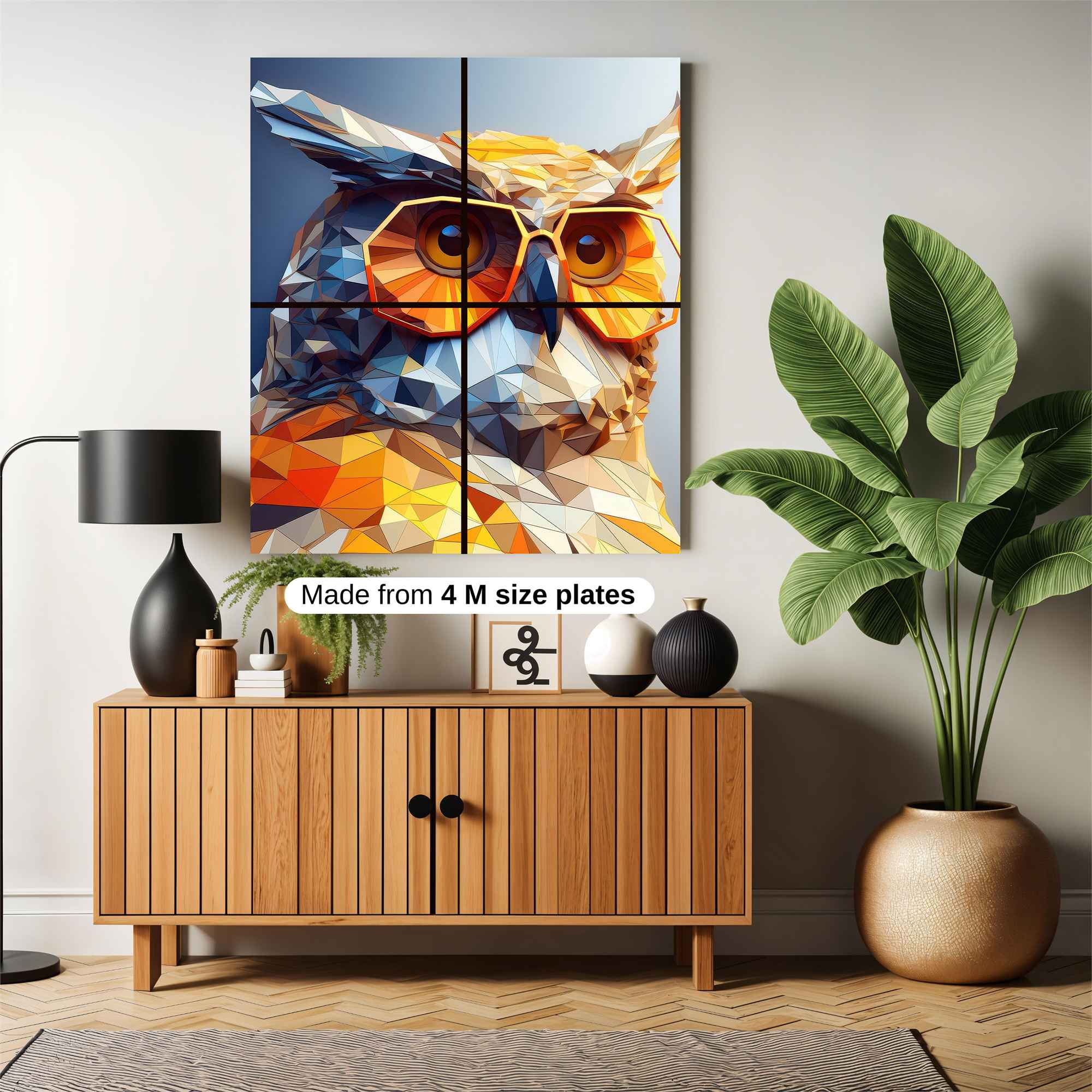 Owl Eccentric Safe Wall Magnetic / M