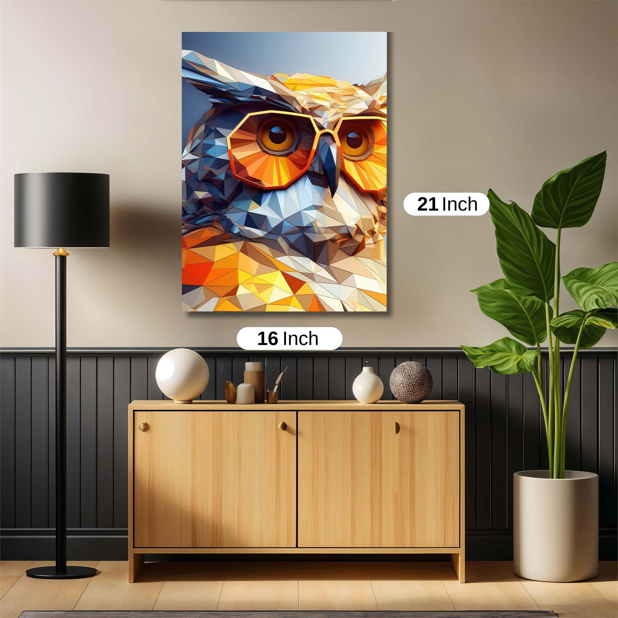 Owl Eccentric Safe Wall Magnetic / M