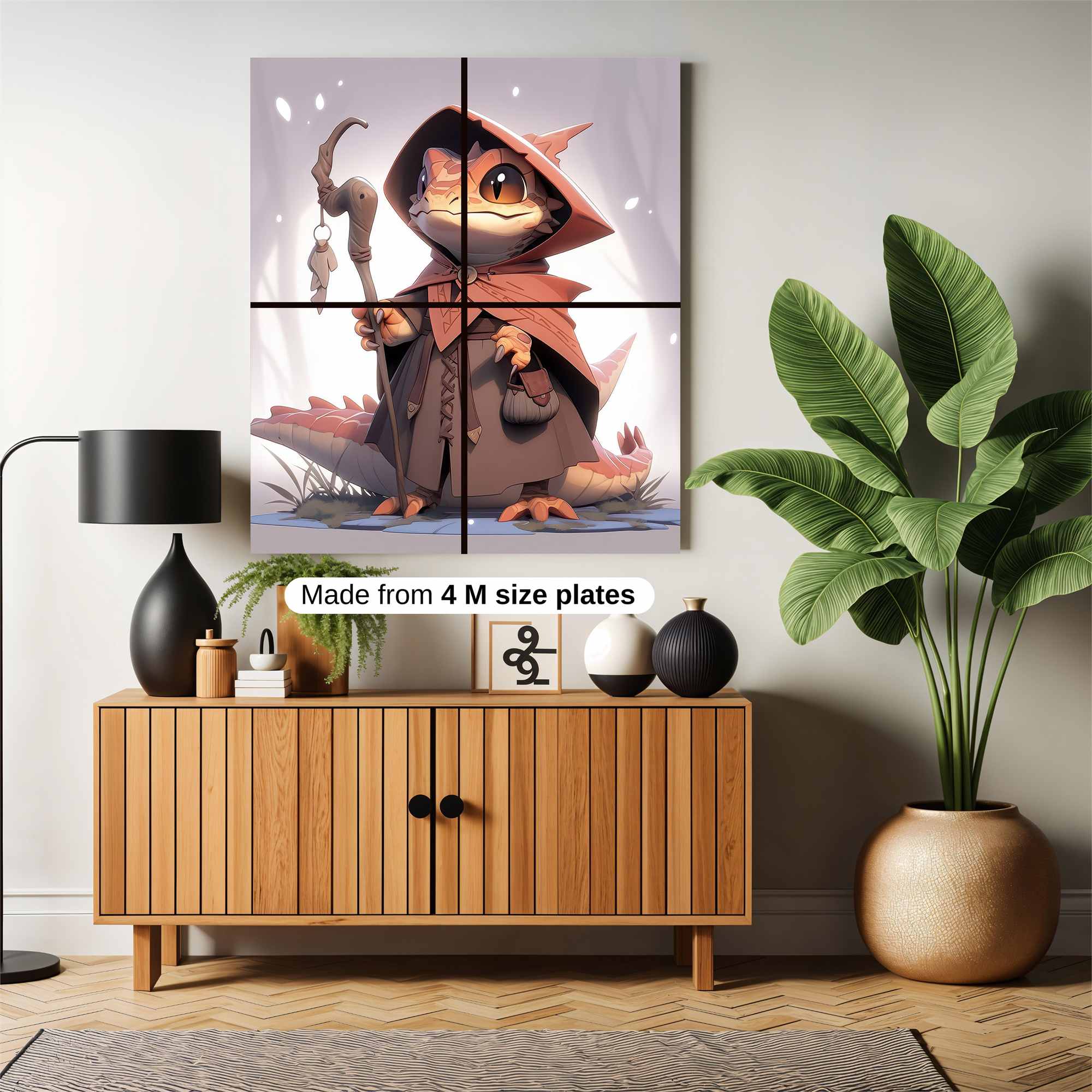 Wizard Gecko Safe Wall Magnetic / M