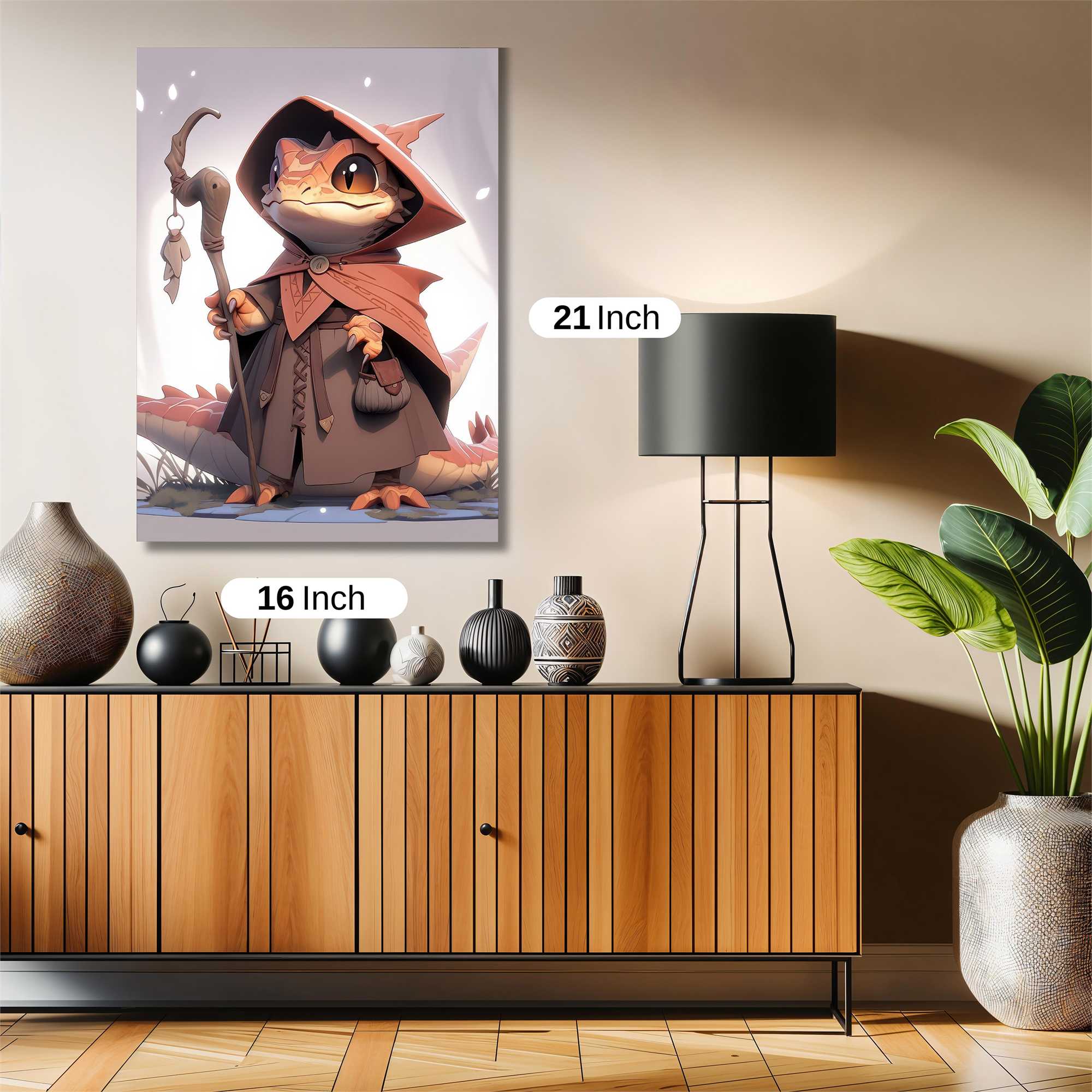 Wizard Gecko Safe Wall Magnetic / M